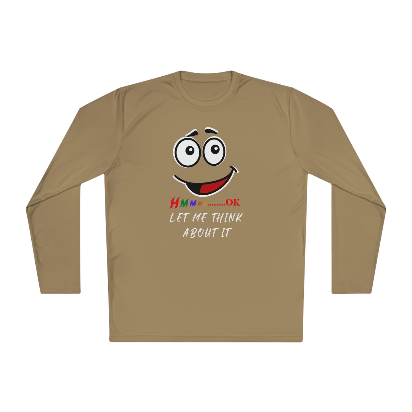 Hmmm, Unisex Lightweight Long Sleeve Tee