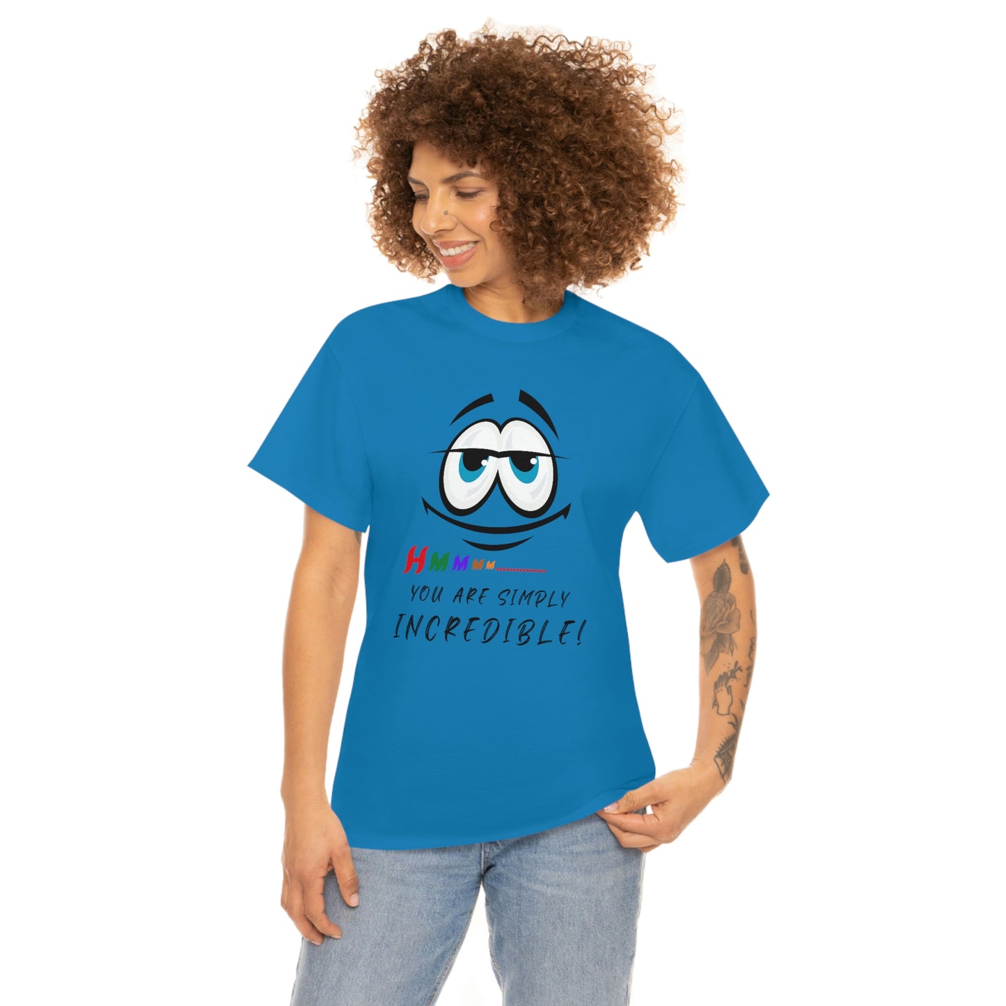 Hmmm, Unisex Heavy Cotton Tee