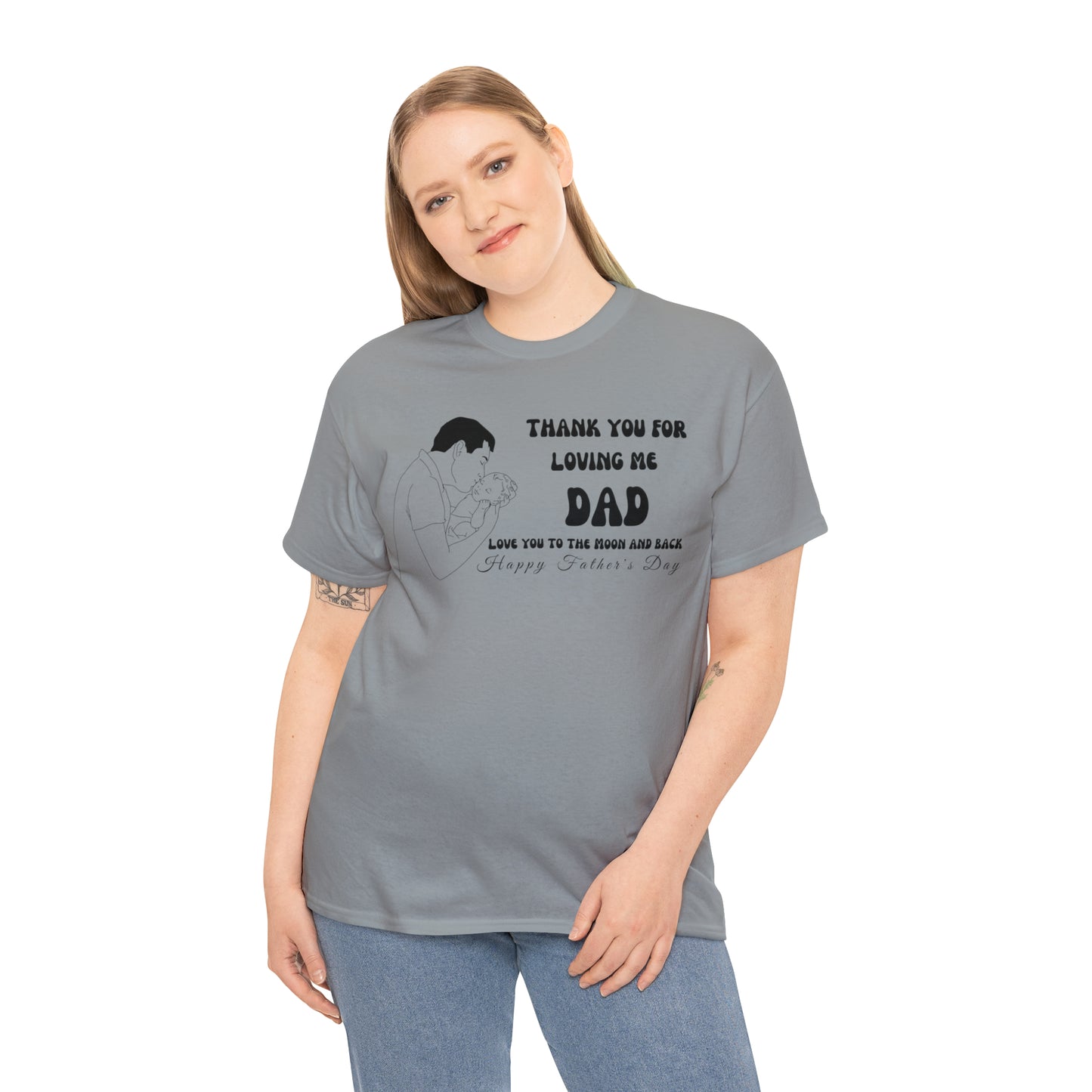 Exotic Print Father's Day Unisex Heavy Cotton Tee