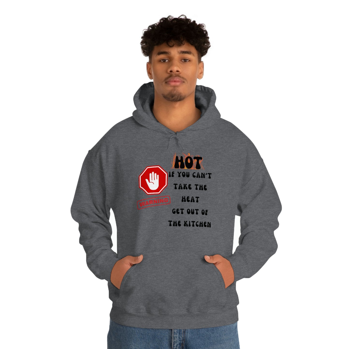 Warning, Unisex Heavy Blend™ Hooded Sweatshirt