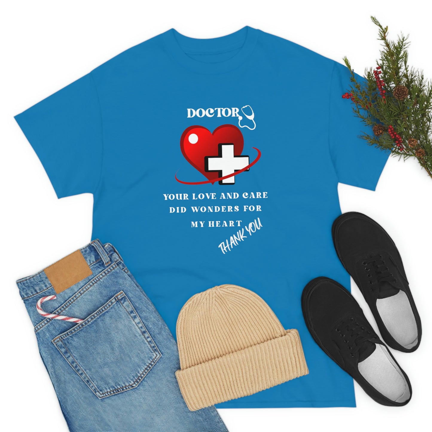 Medical, CVICU, EKG, Unisex Heavy Cotton Tee