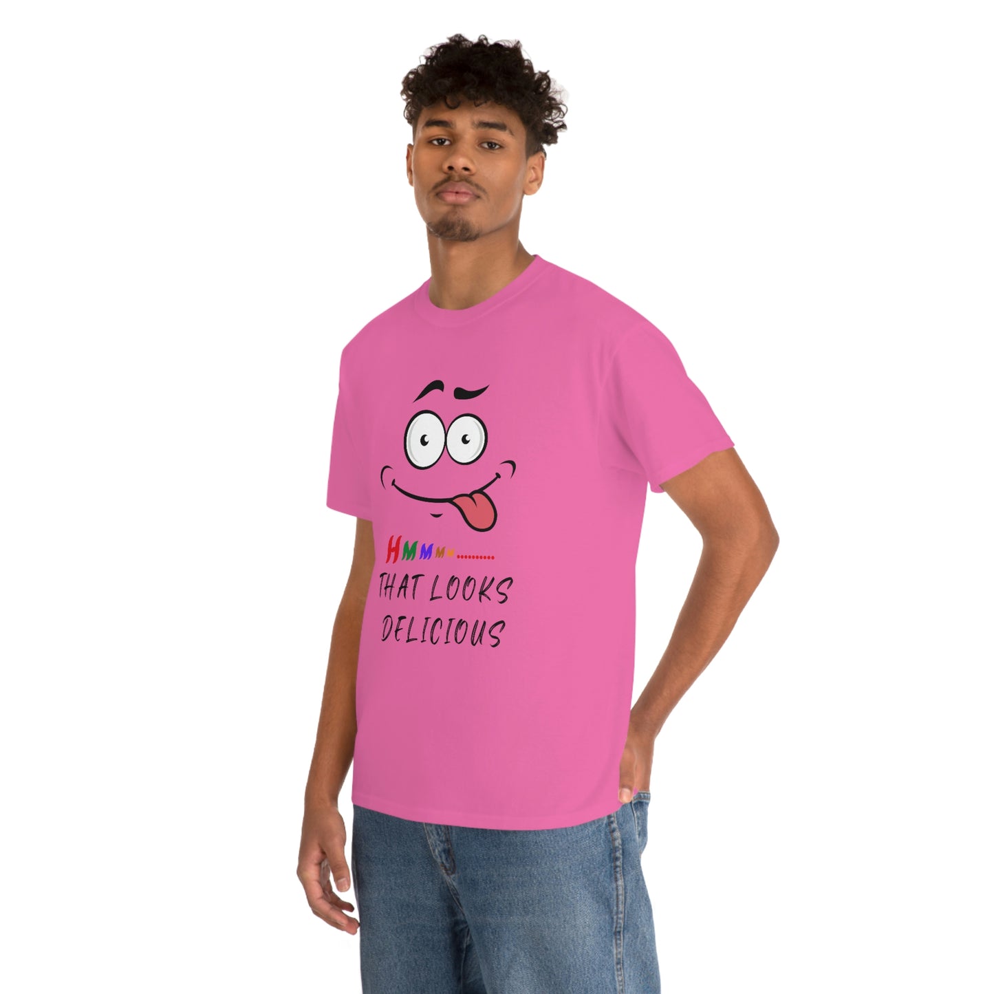 Hmmm, Funny, Unisex Heavy Cotton Tee