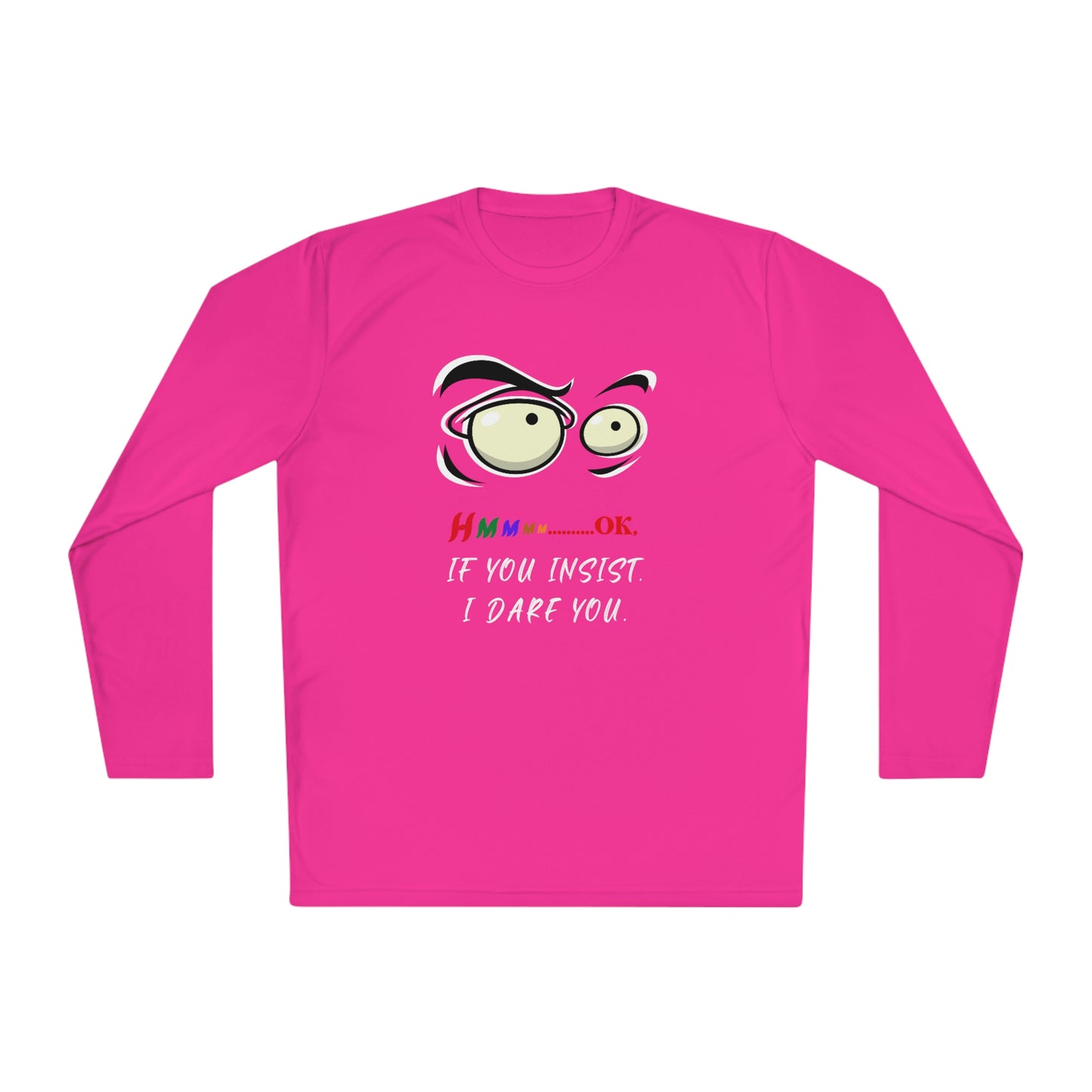 Hmmm, Unisex Lightweight Long Sleeve Tee