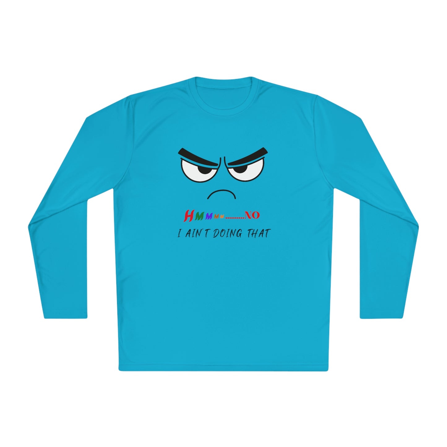 Hmmm, Unisex Lightweight Long Sleeve Tee