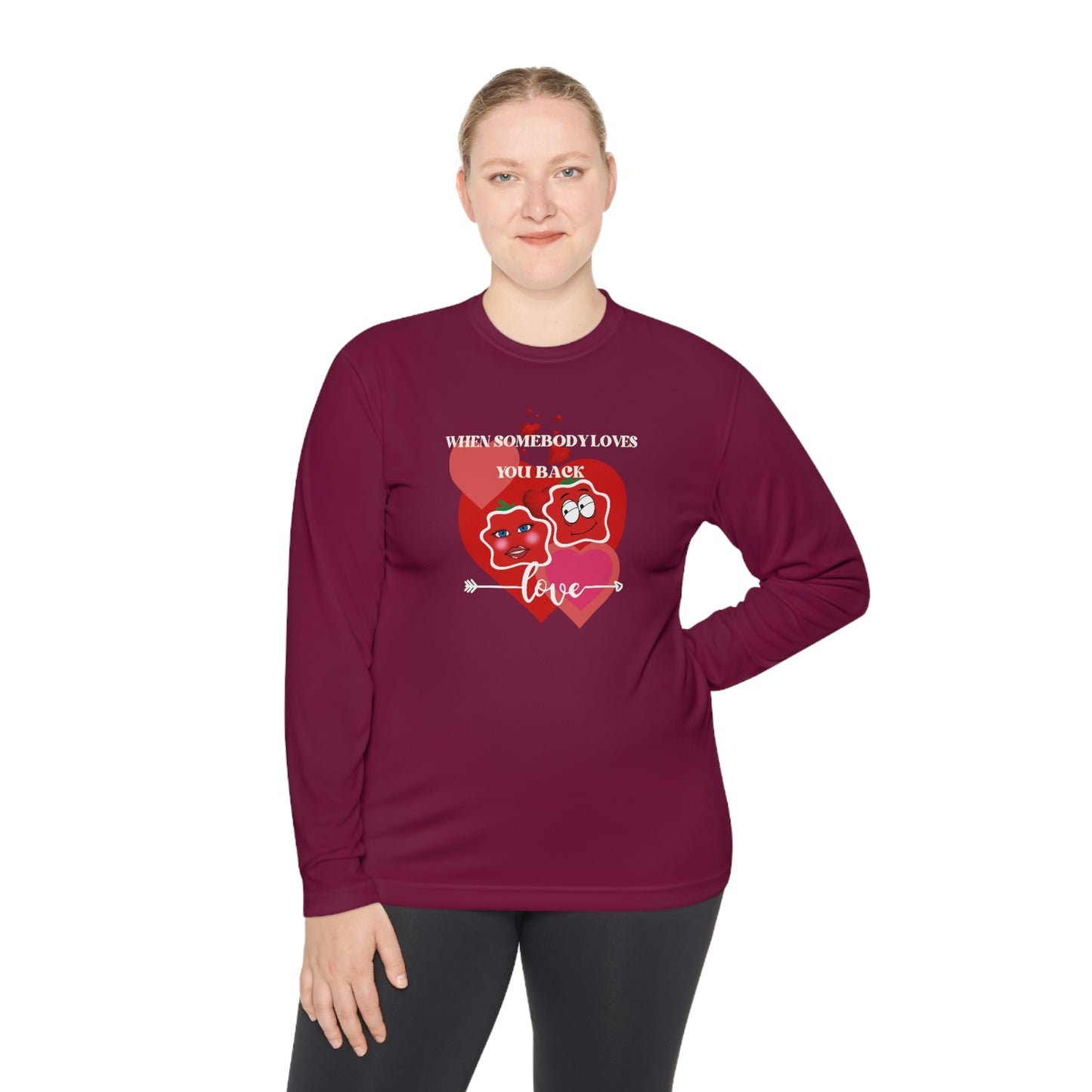 Smile Unisex Lightweight Long Sleeve Tee