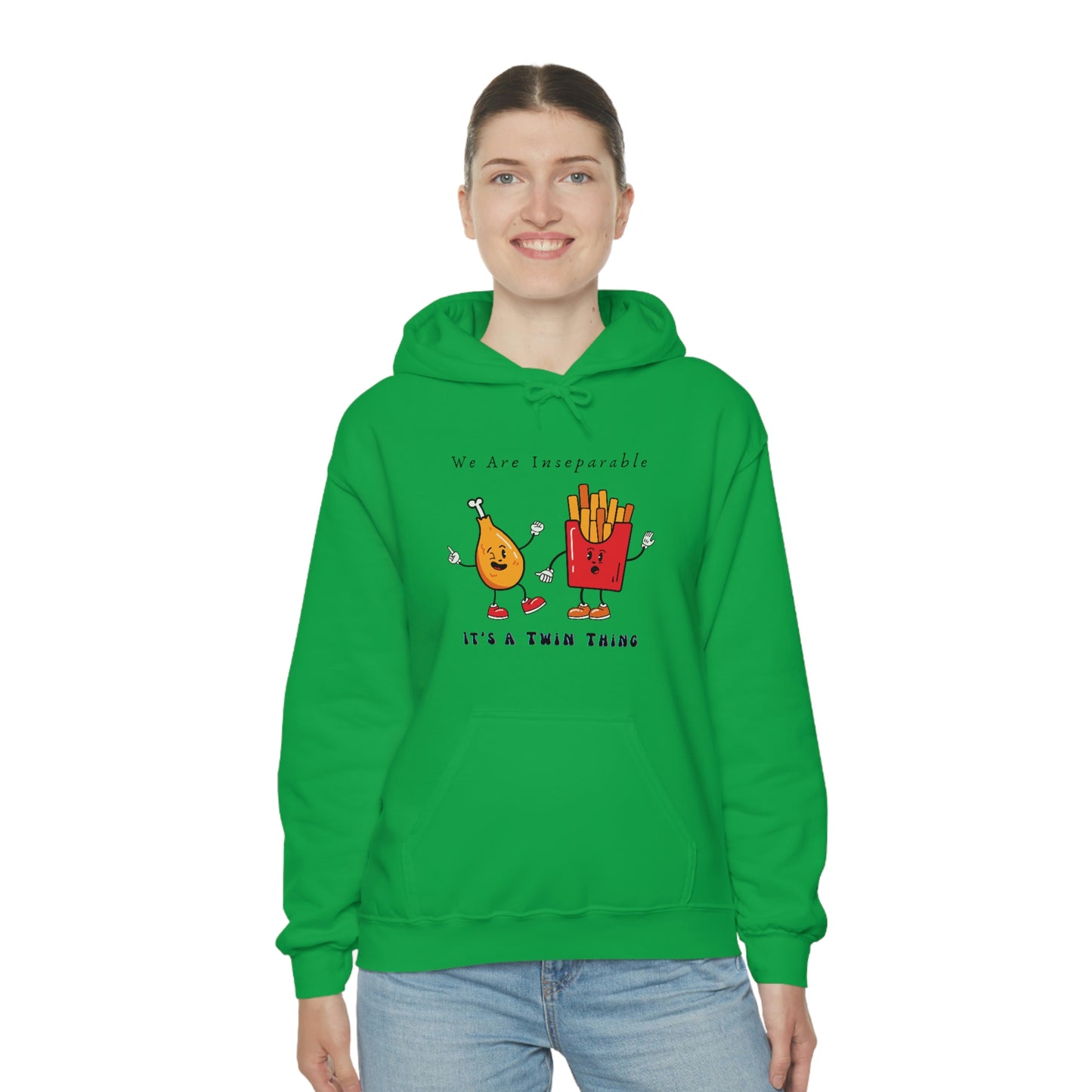 Twin, Unisex Heavy Blend™ Hooded Sweatshirt