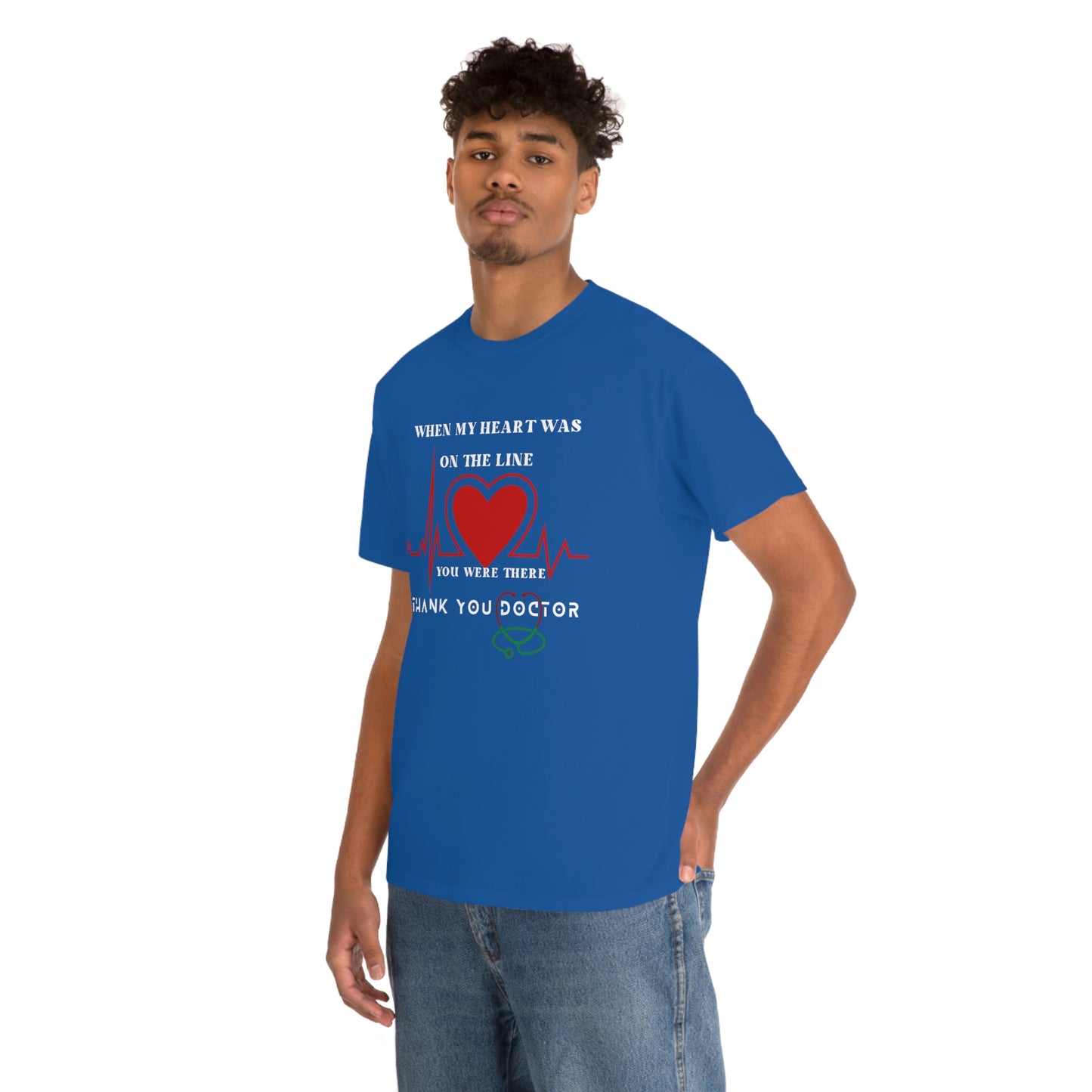 Medical, CVICU, EKG Unisex Heavy Cotton Tee