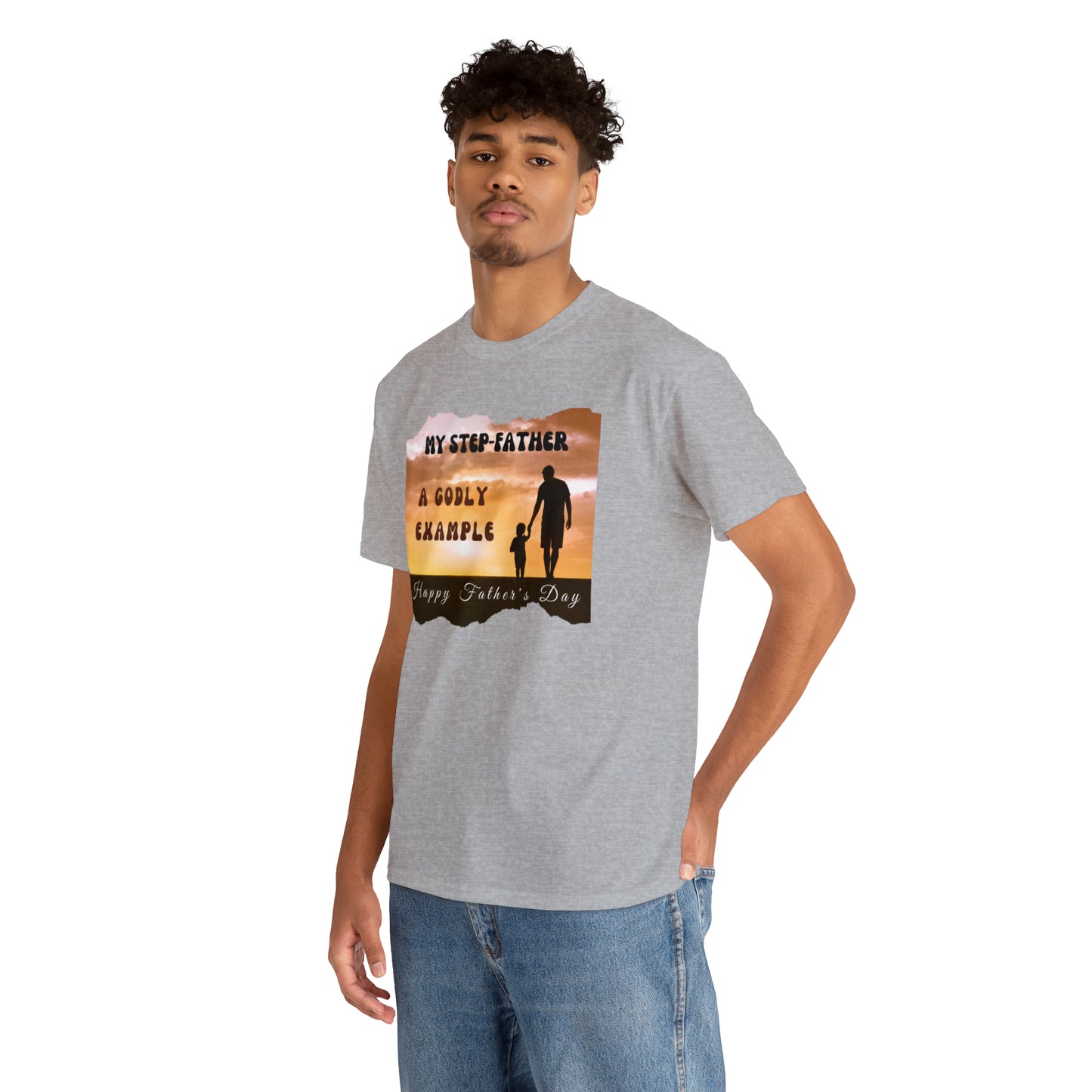 Exotic Print Father's Day Unisex Heavy Cotton Tee