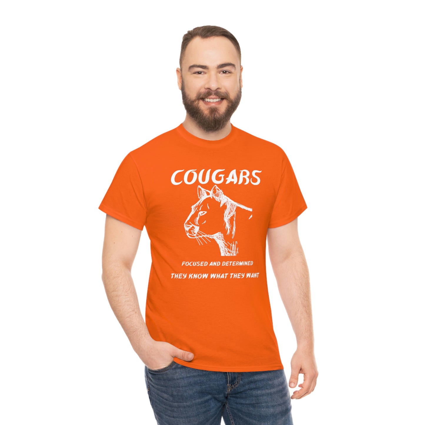 Cougars Unisex Heavy Cotton Tee