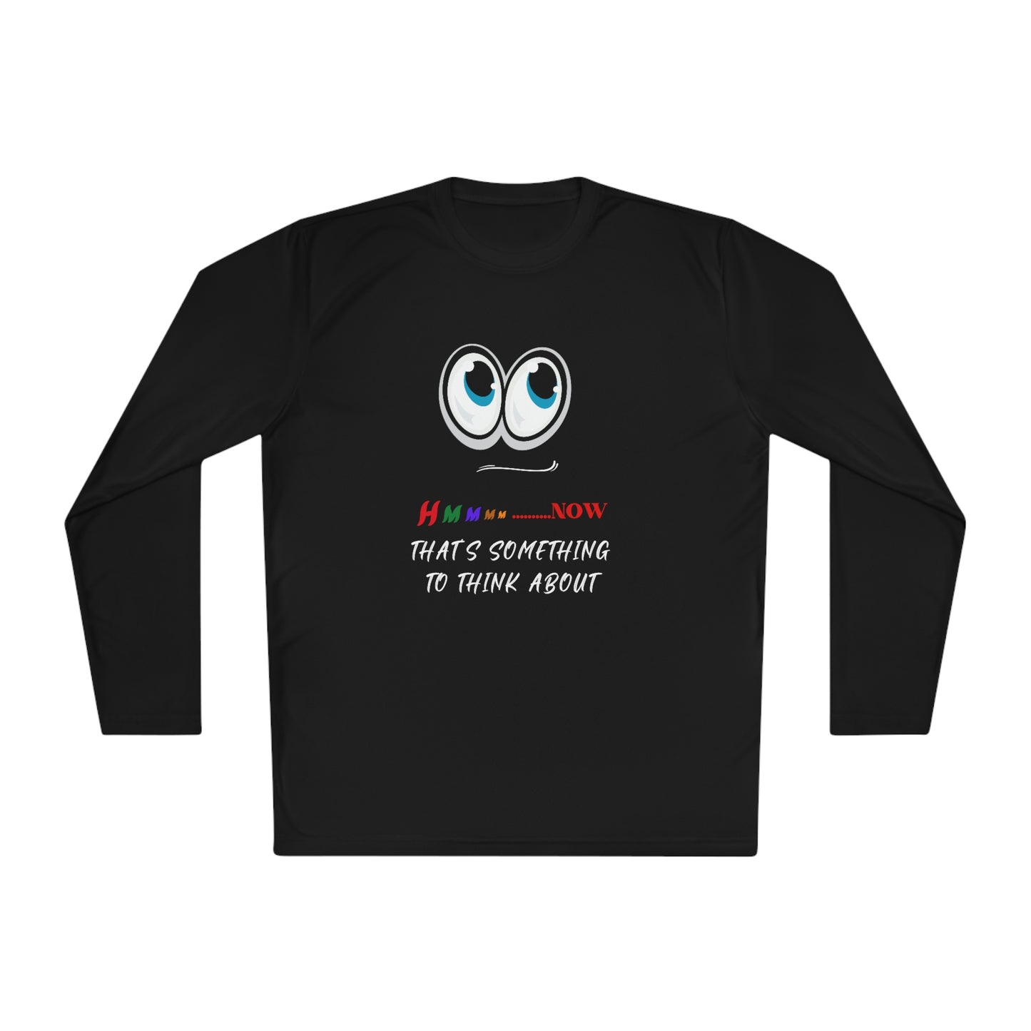 Hmmm, Unisex Lightweight Long Sleeve Tee