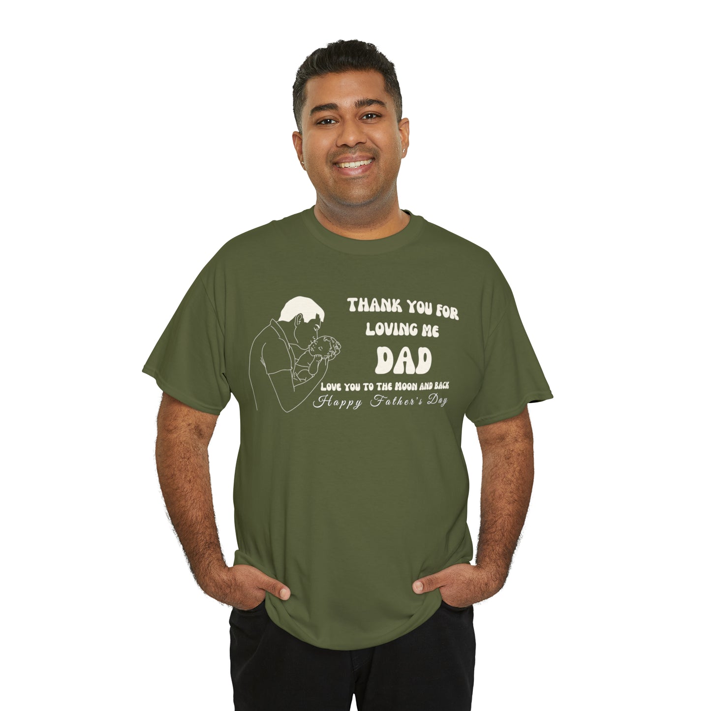 Exotic Print Father's Day Unisex Heavy Cotton Tee