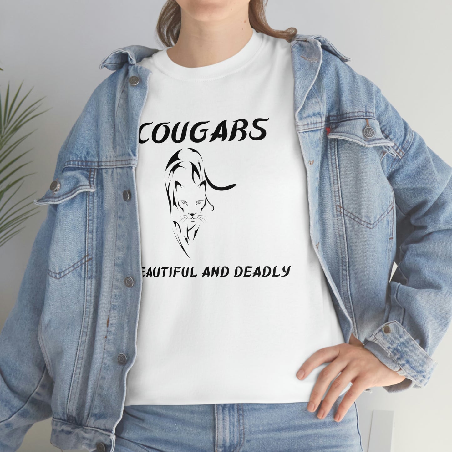 Cougars Unisex Heavy Cotton Tee