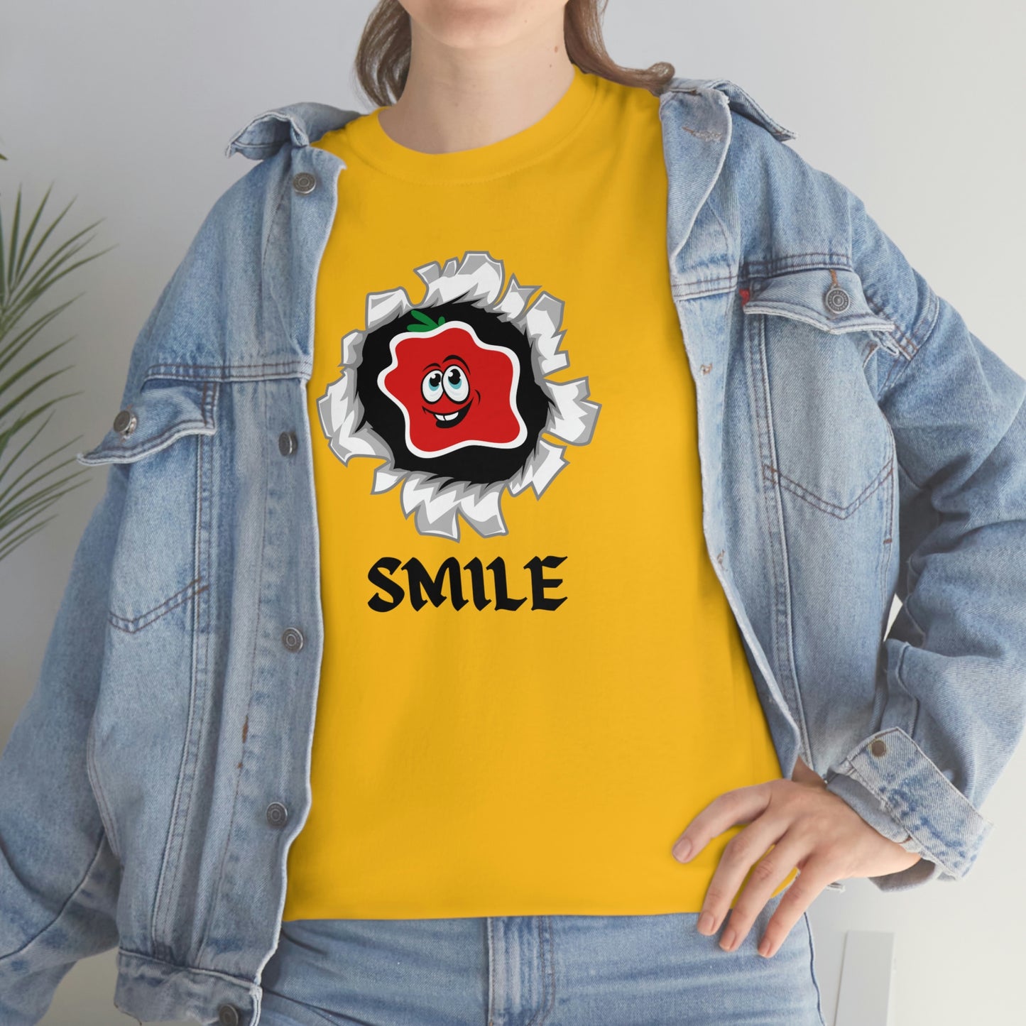 Smile Unisex Heavy Cotton Tee