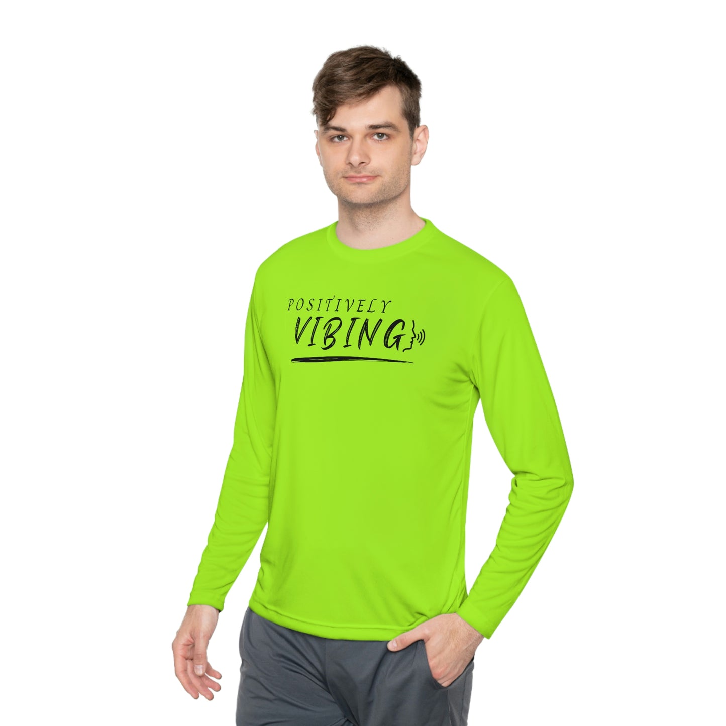 Vibe, Unisex Lightweight Long Sleeve Tee