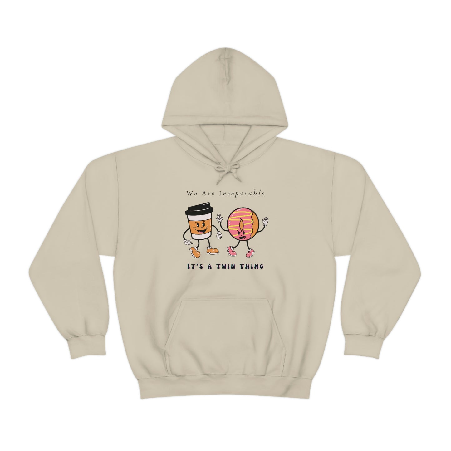 Twin, Unisex Heavy Blend™ Hooded Sweatshirt