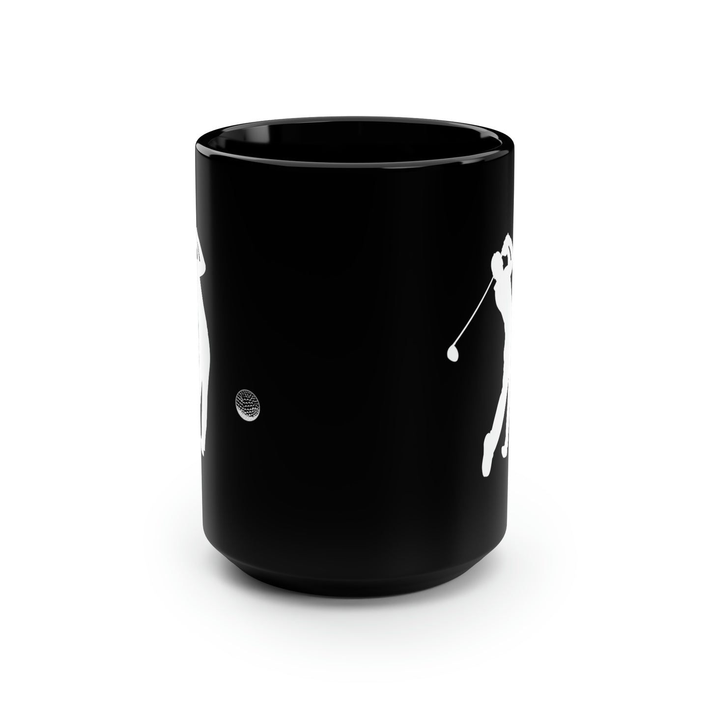 Golf Black Mug, 15oz