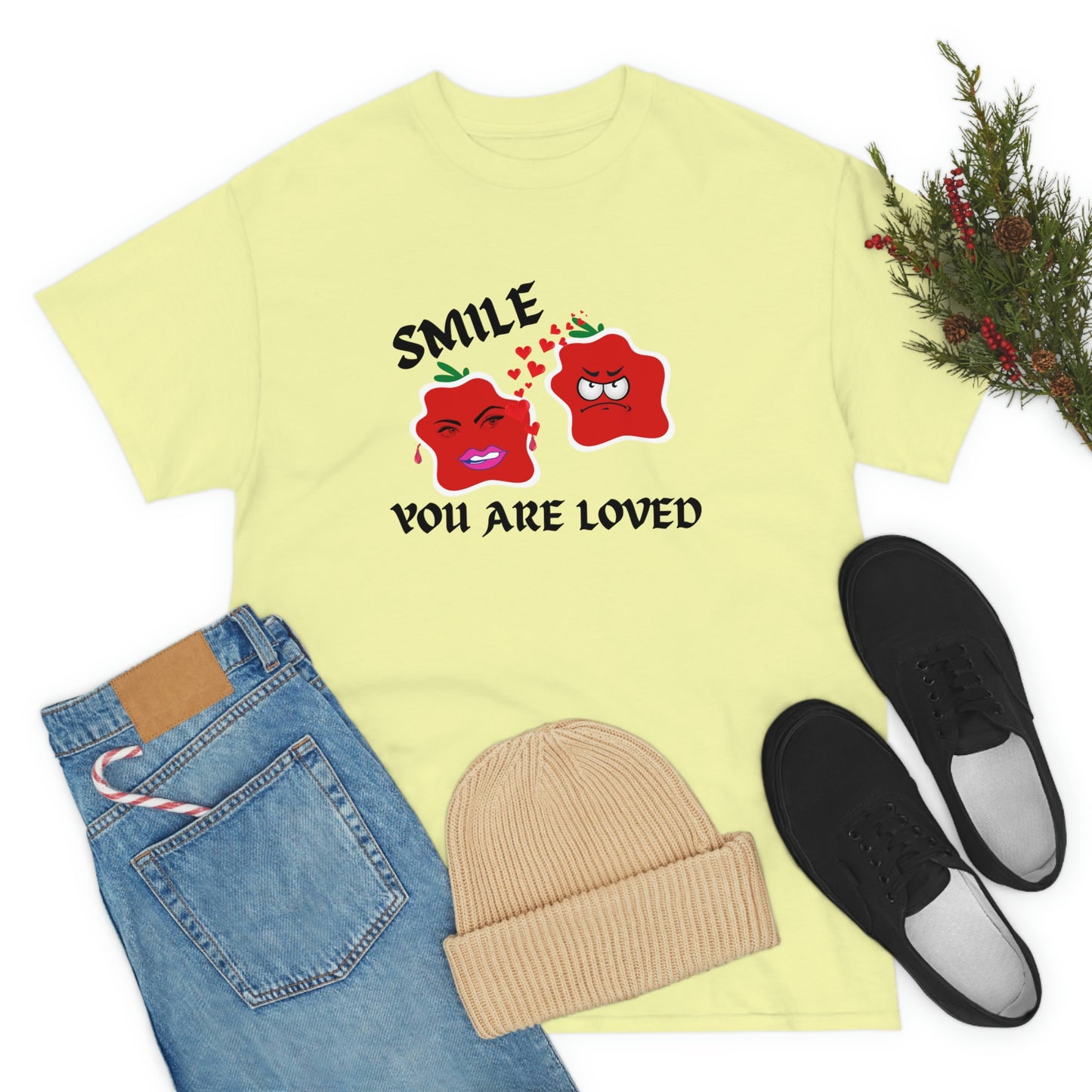 Smile Unisex Heavy Cotton Tee