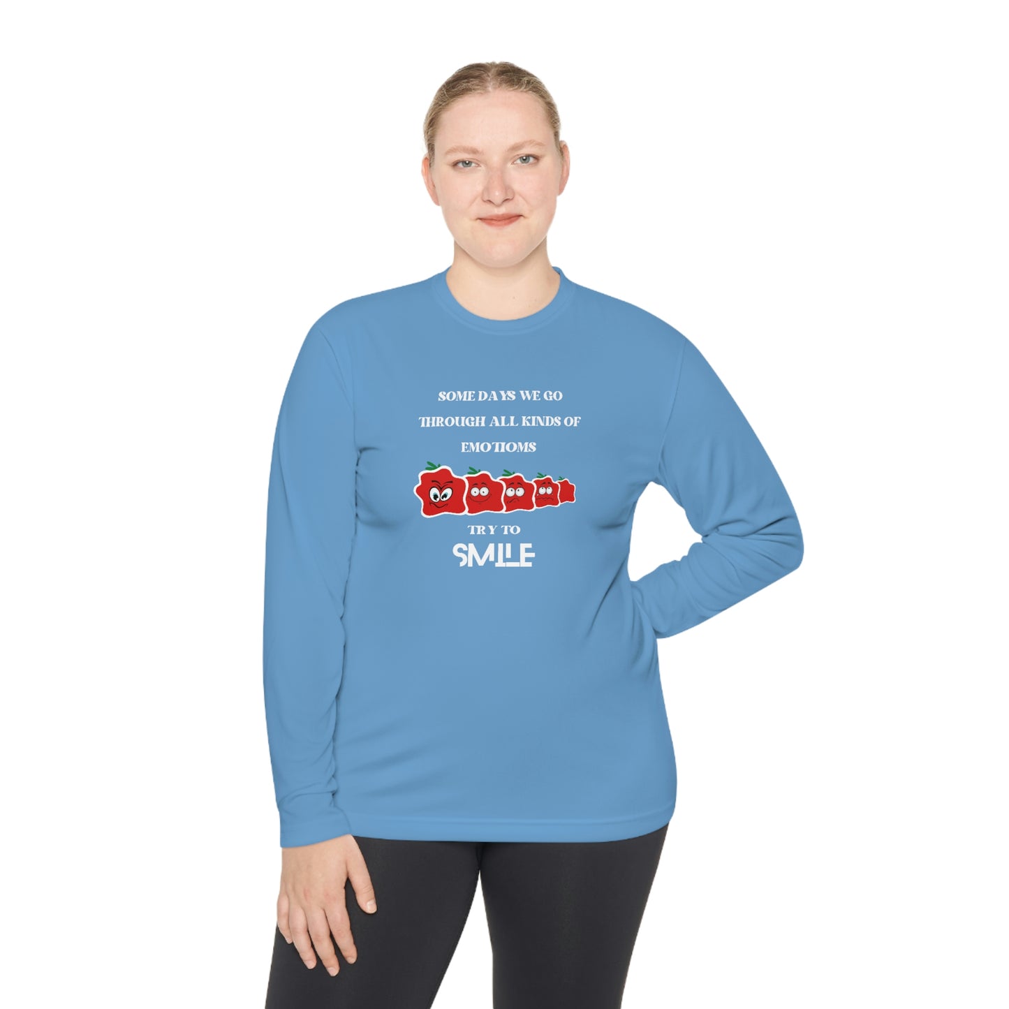 Smile Unisex Lightweight Long Sleeve Tee