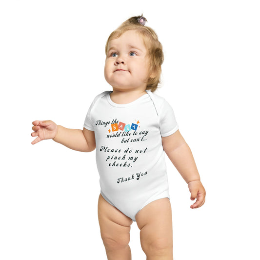 Baby Talk, Short Sleeve Baby Bodysuit