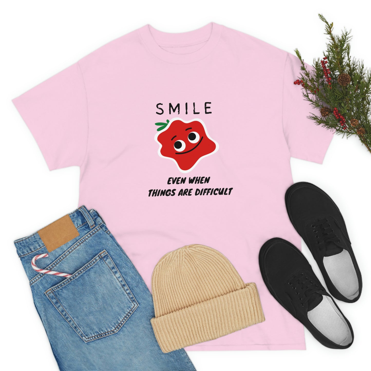 Smile Unisex Heavy Cotton Tee