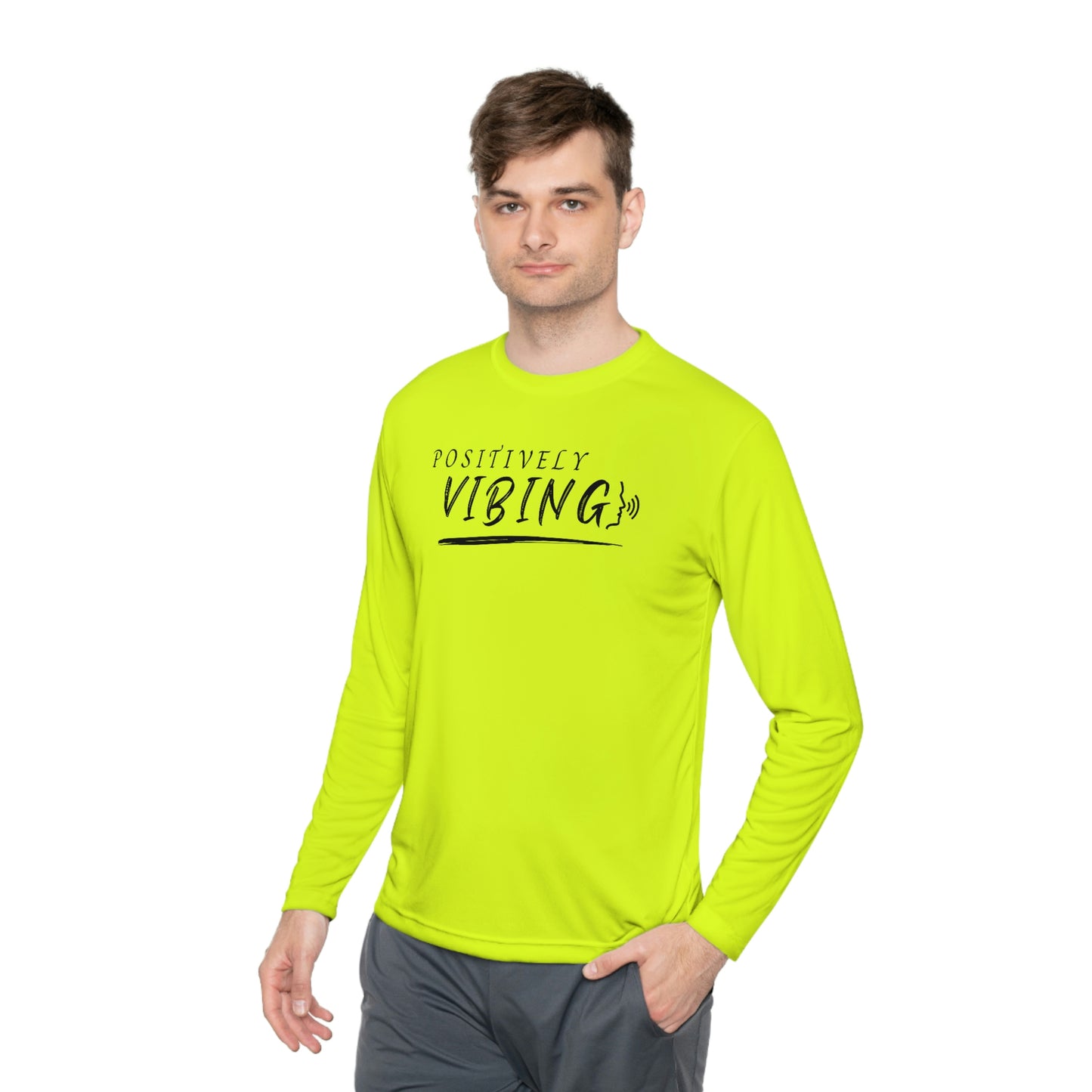 Vibe, Unisex Lightweight Long Sleeve Tee