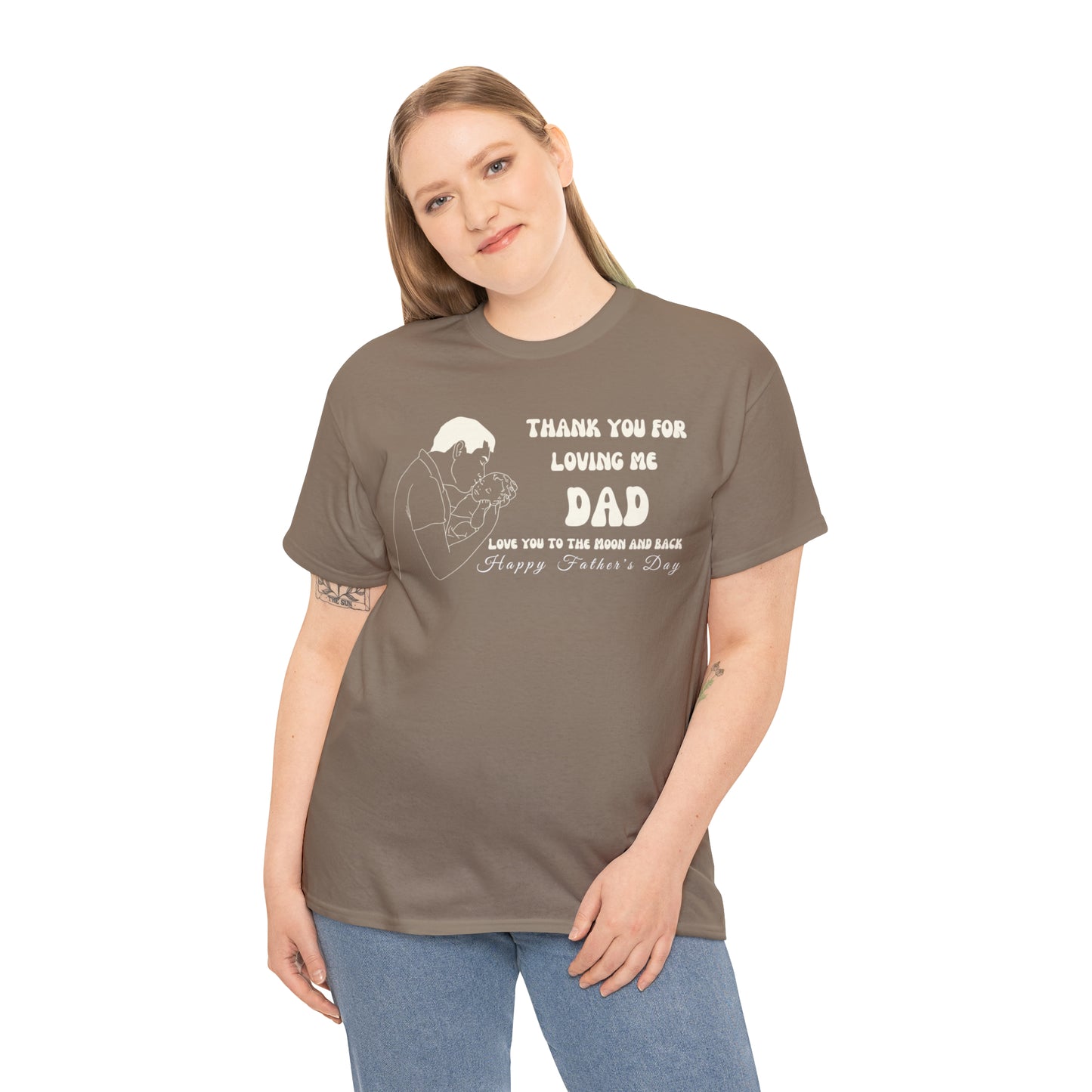 Exotic Print Father's Day Unisex Heavy Cotton Tee