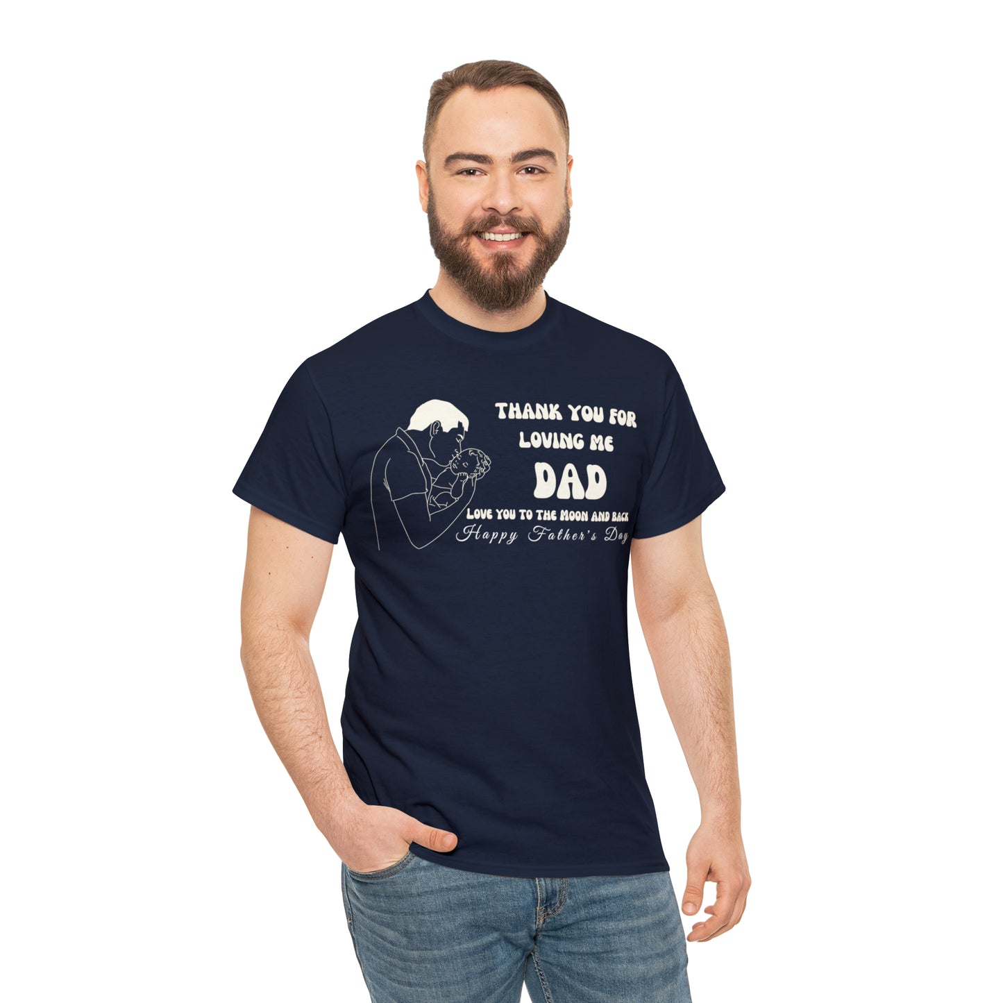 Exotic Print Father's Day Unisex Heavy Cotton Tee