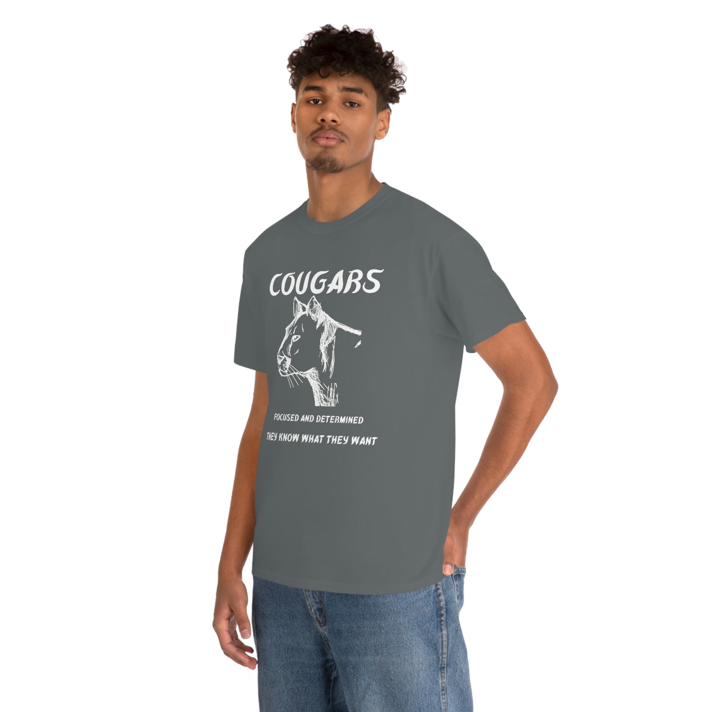 Cougars Unisex Heavy Cotton Tee