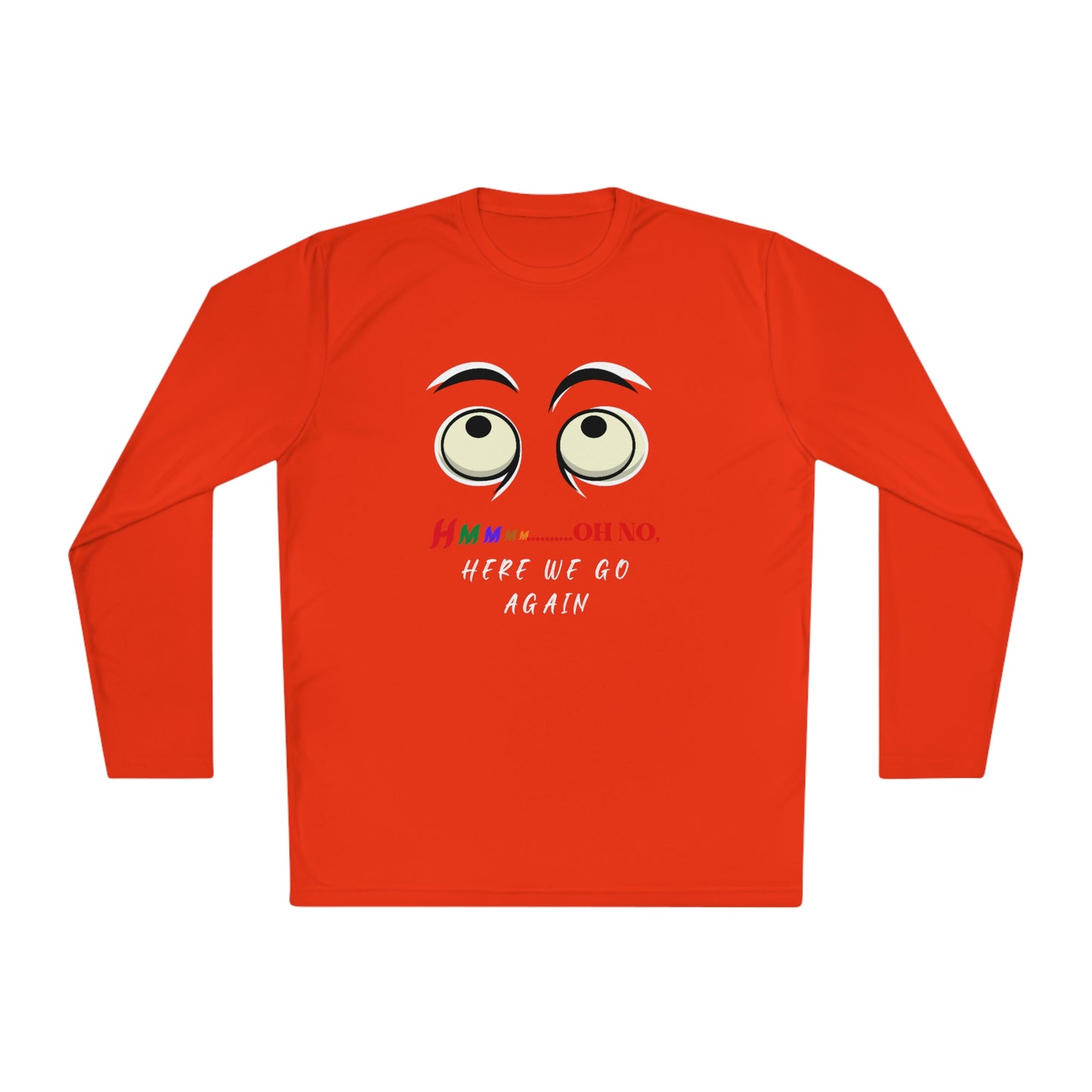 Hmmm, Unisex Lightweight Long Sleeve Tee