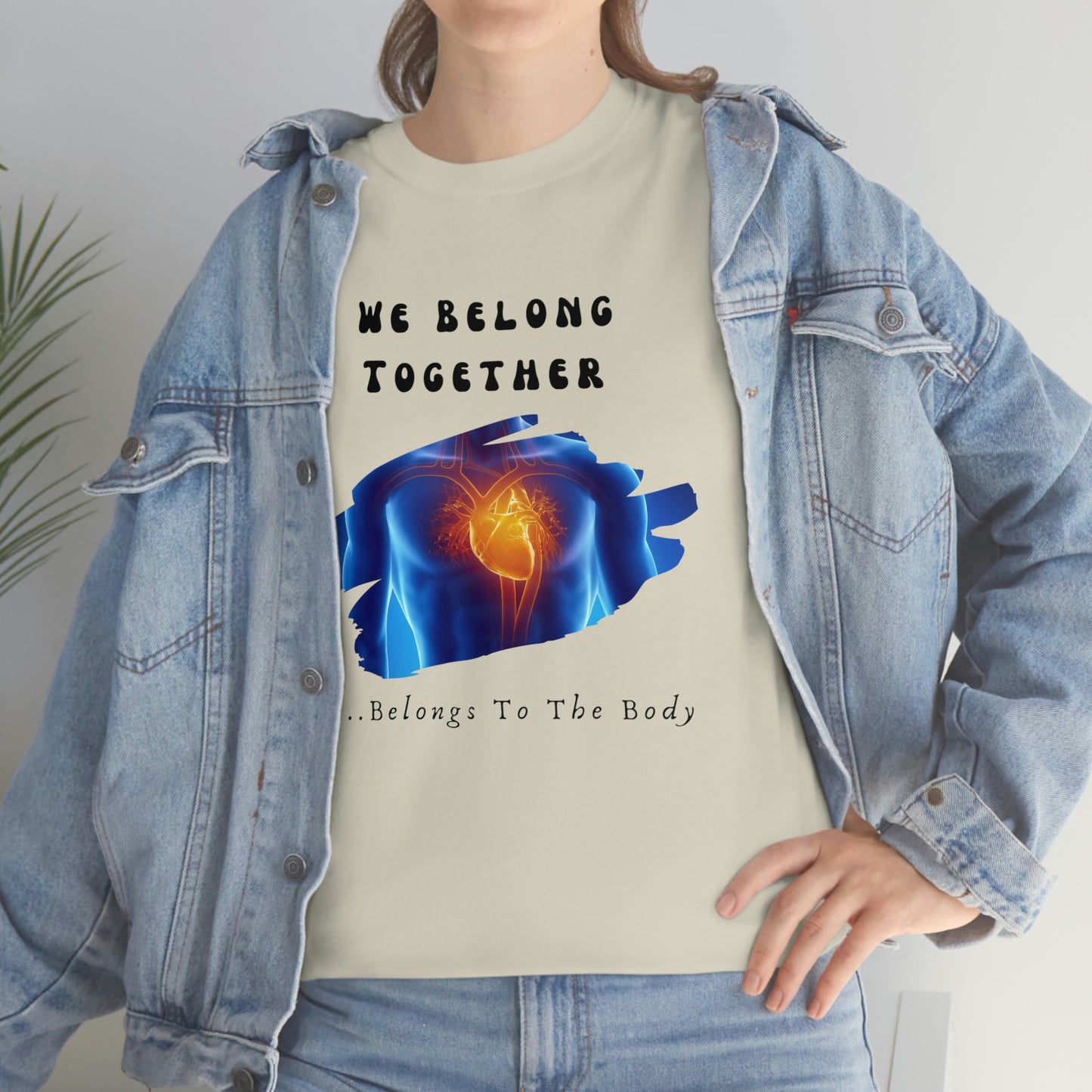 Stronger Together, Love, Unisex Heavy Cotton Tee