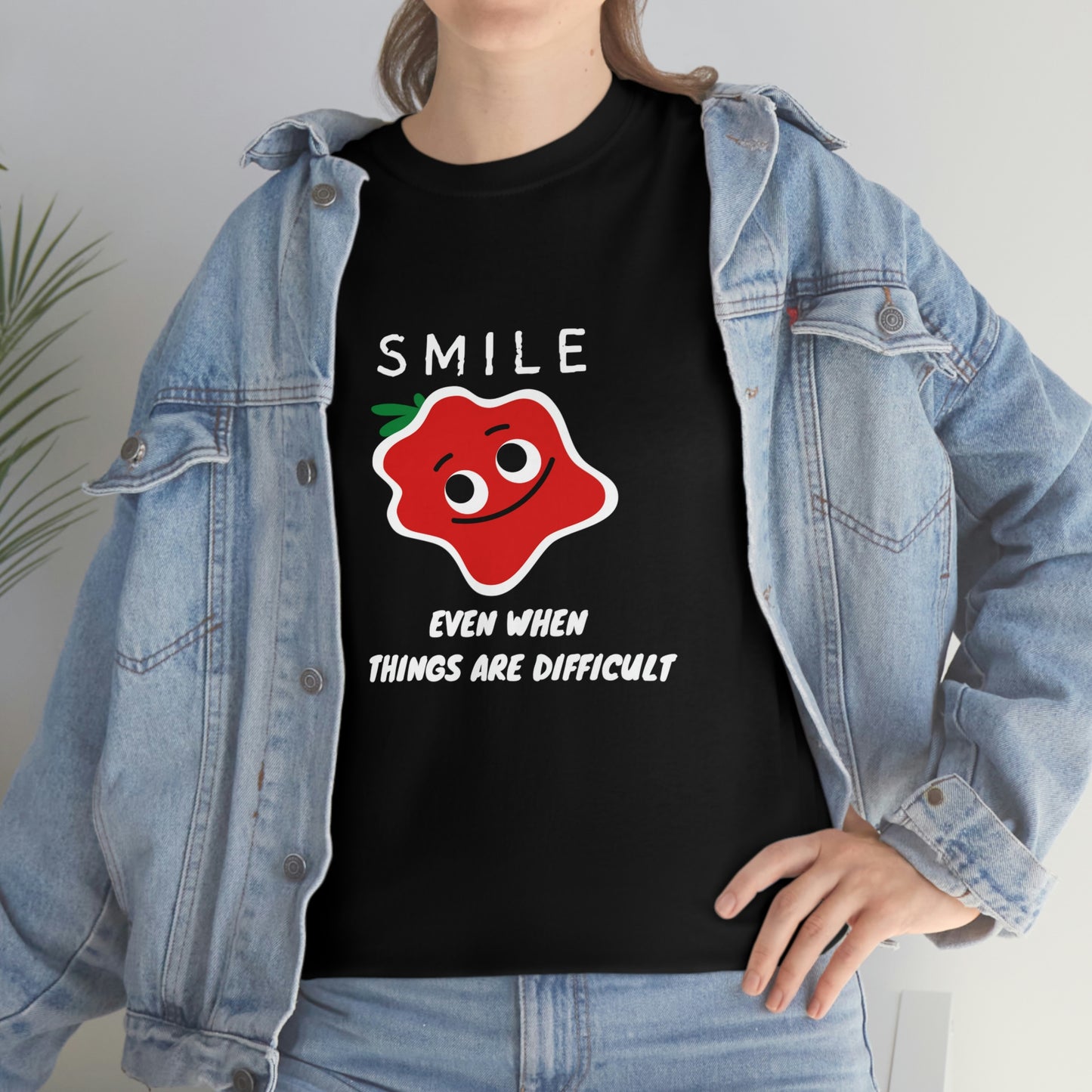 Smile Unisex Heavy Cotton Tee