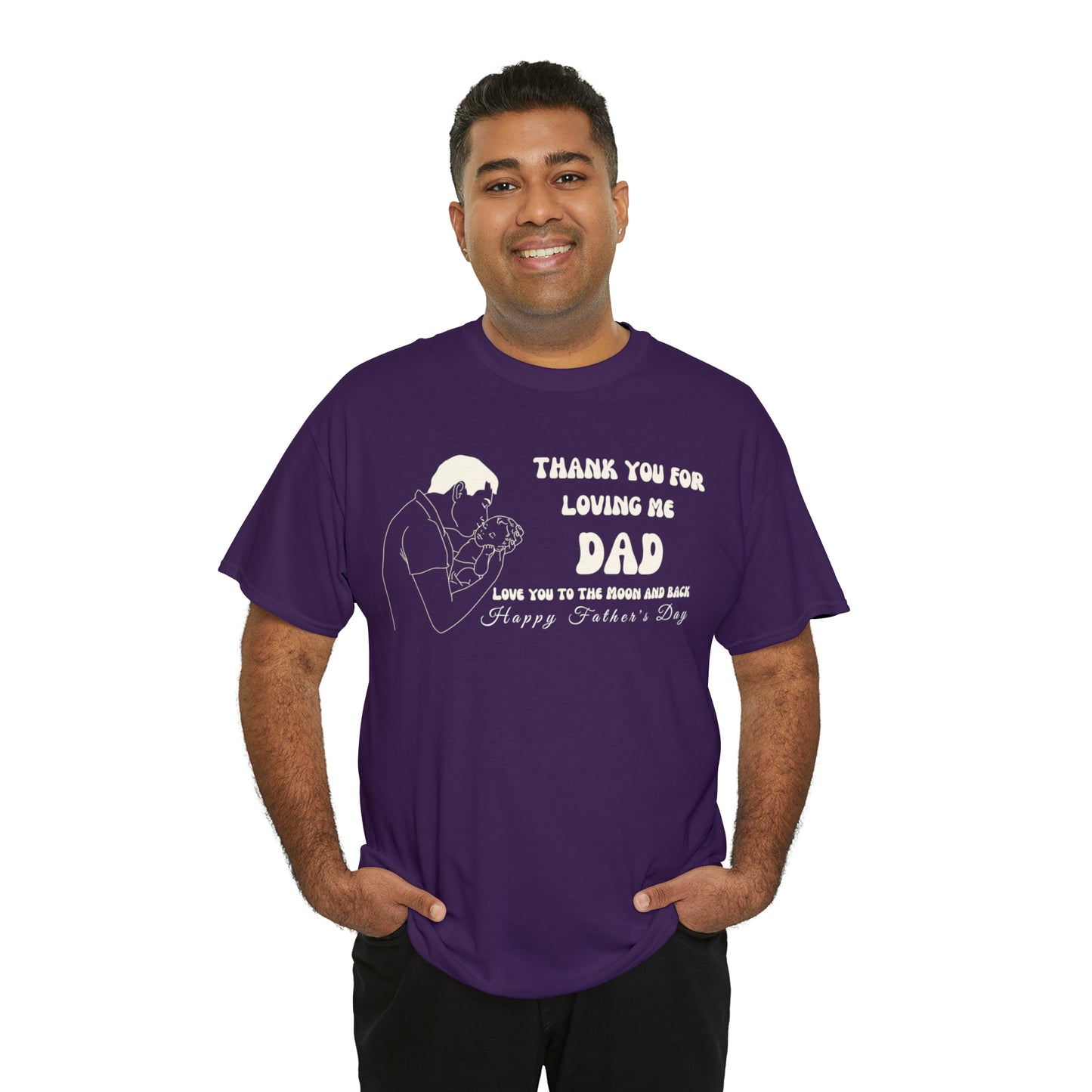 Exotic Print Father's Day Unisex Heavy Cotton Tee