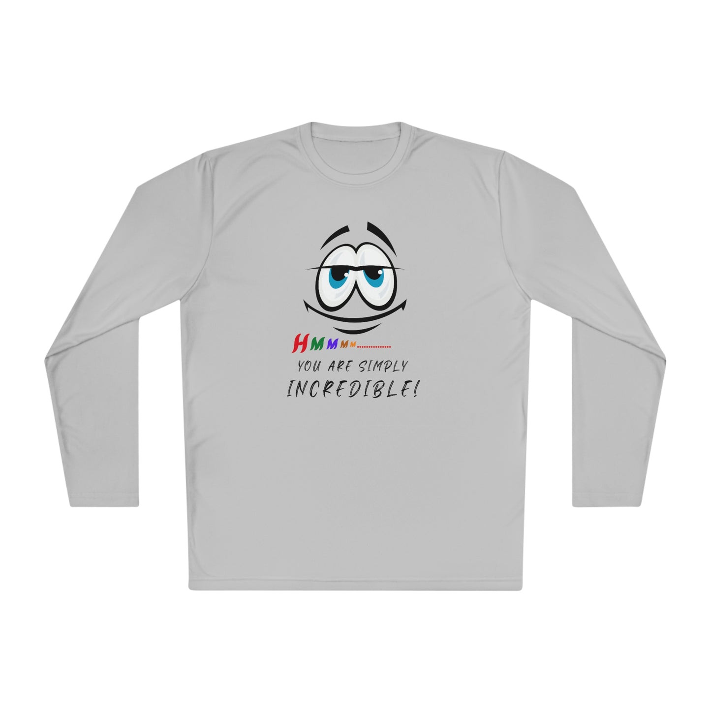 Hmmm, Unisex Lightweight Long Sleeve Tee