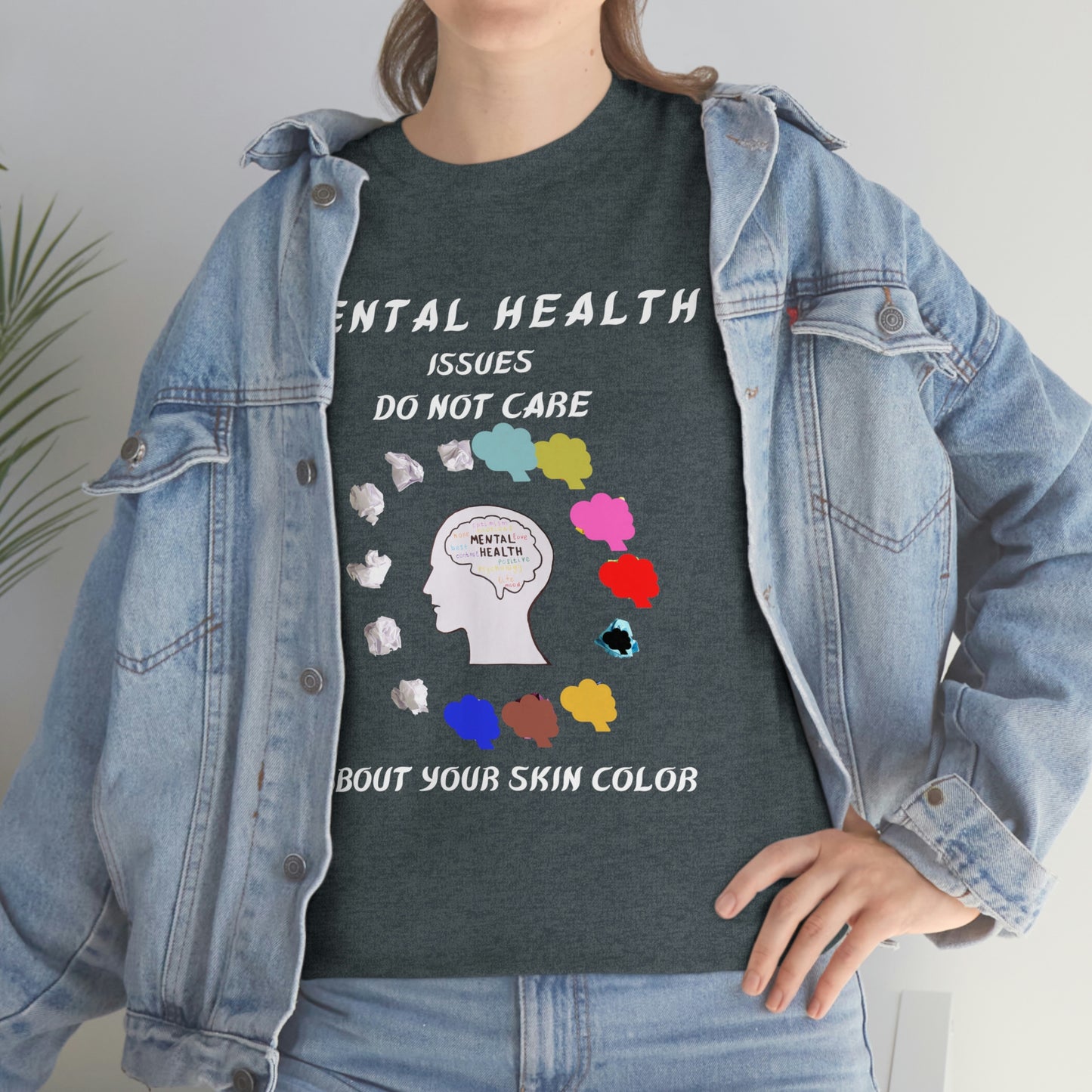 Mental Health Unisex Heavy Cotton Tee