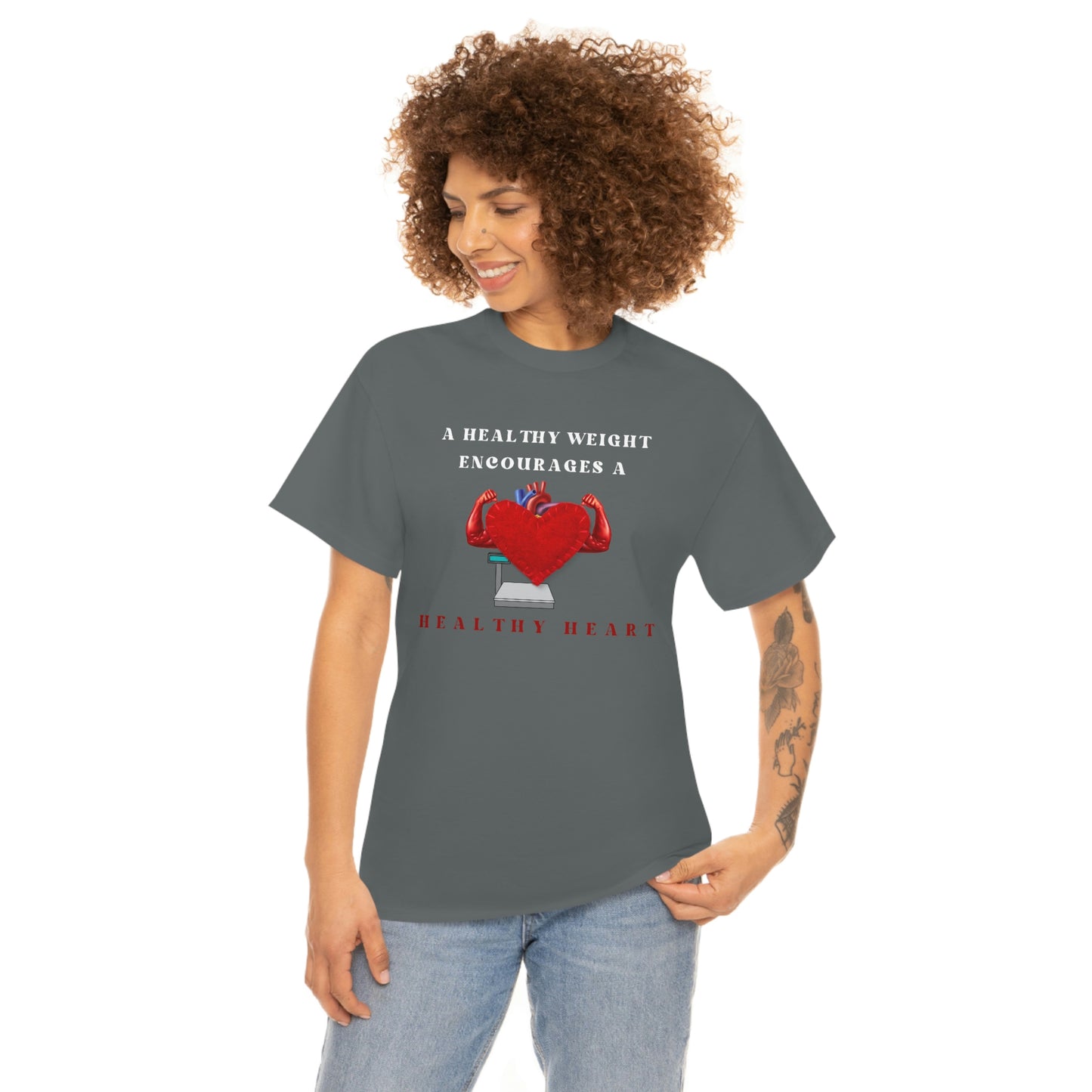 Healthy Heart Unisex Heavy Cotton Tee