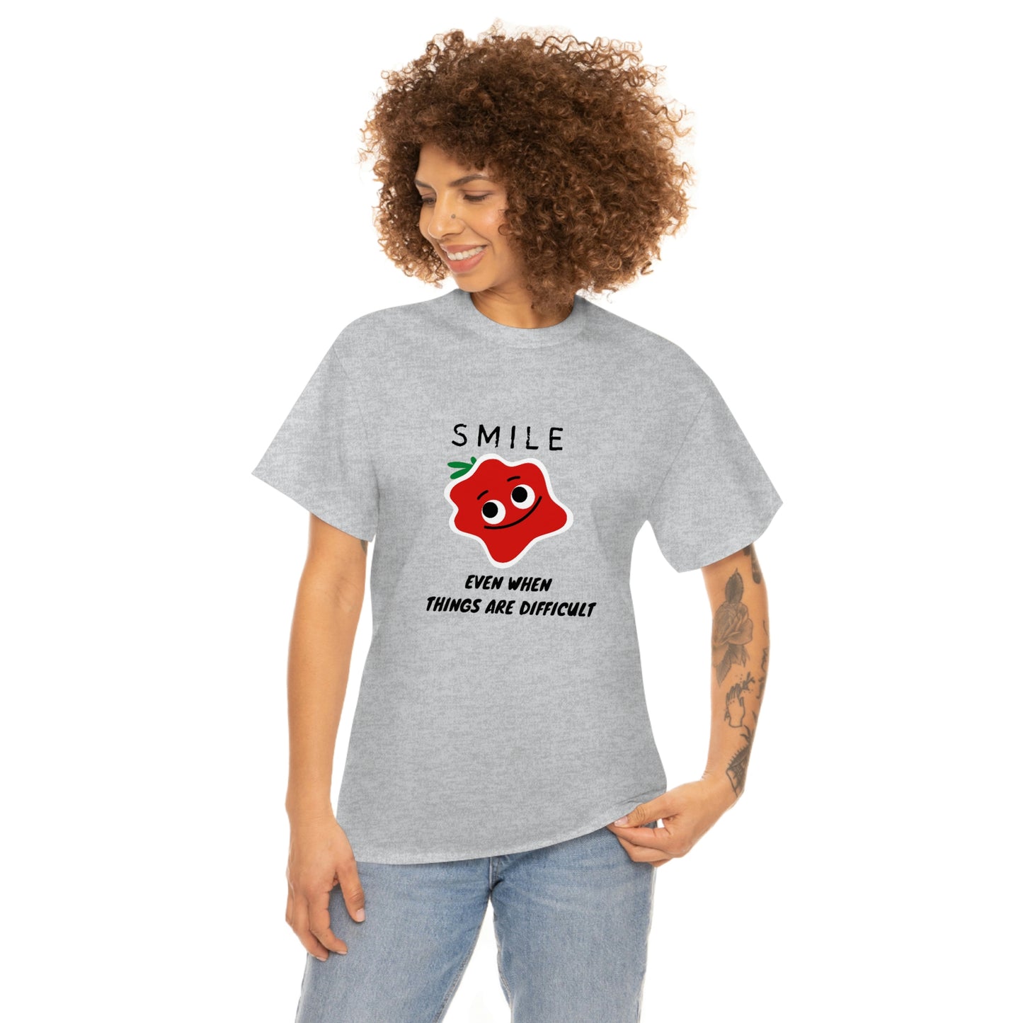 Smile Unisex Heavy Cotton Tee