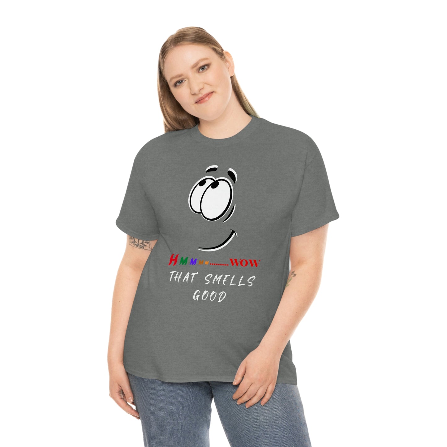 Hmmm... Wow that Smells Good Unisex Heavy Cotton Tee