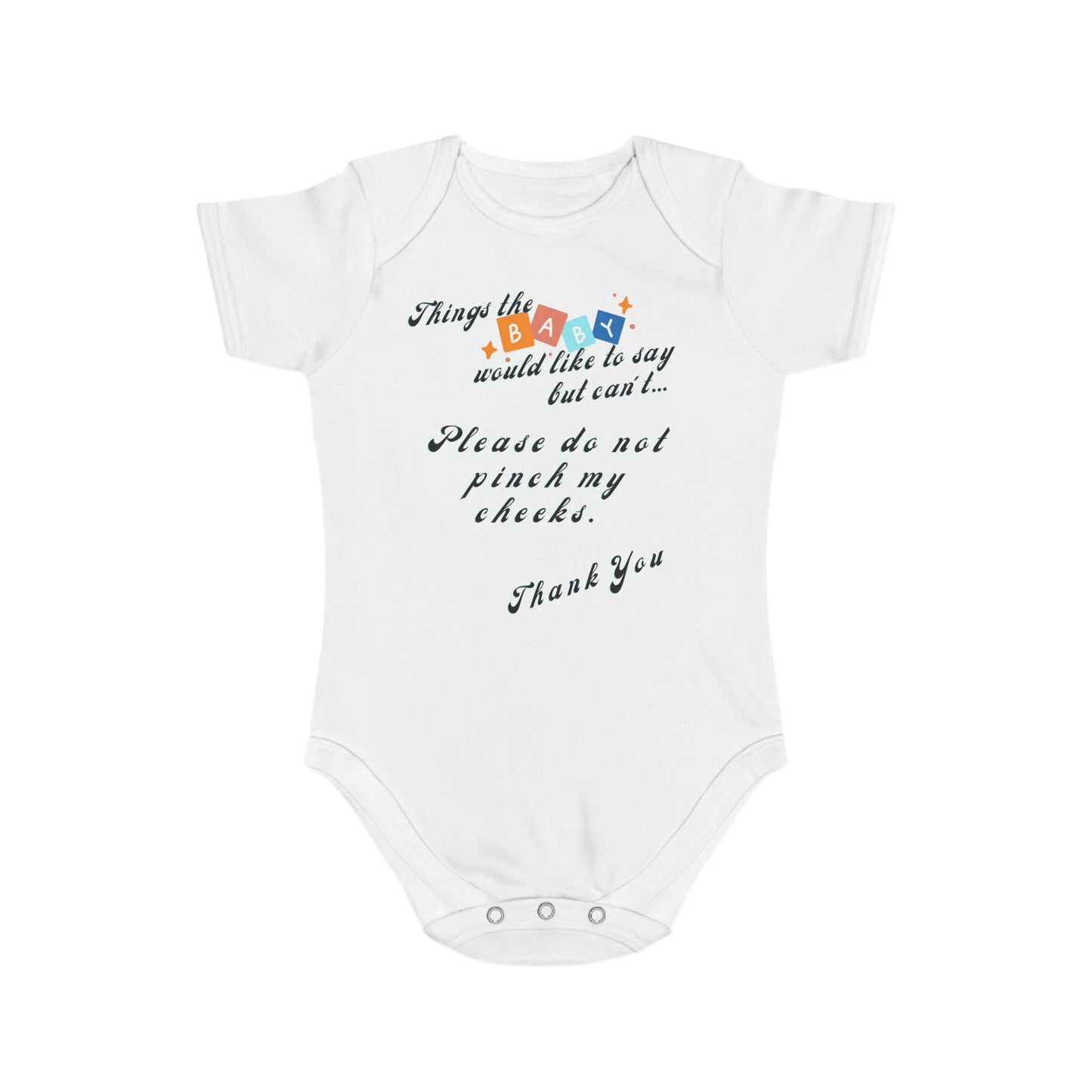 Baby Talk, Short Sleeve Baby Bodysuit