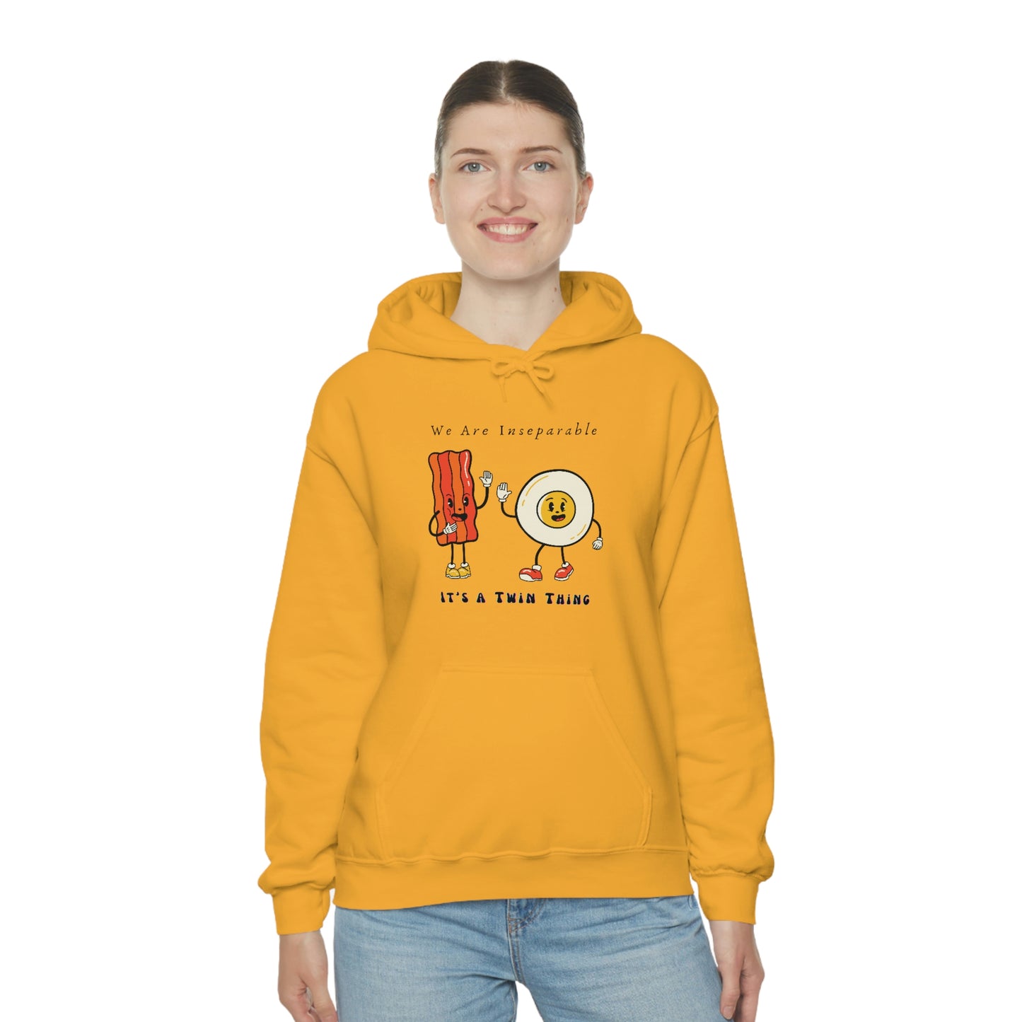 Twin, Unisex Heavy Blend™ Hooded Sweatshirt