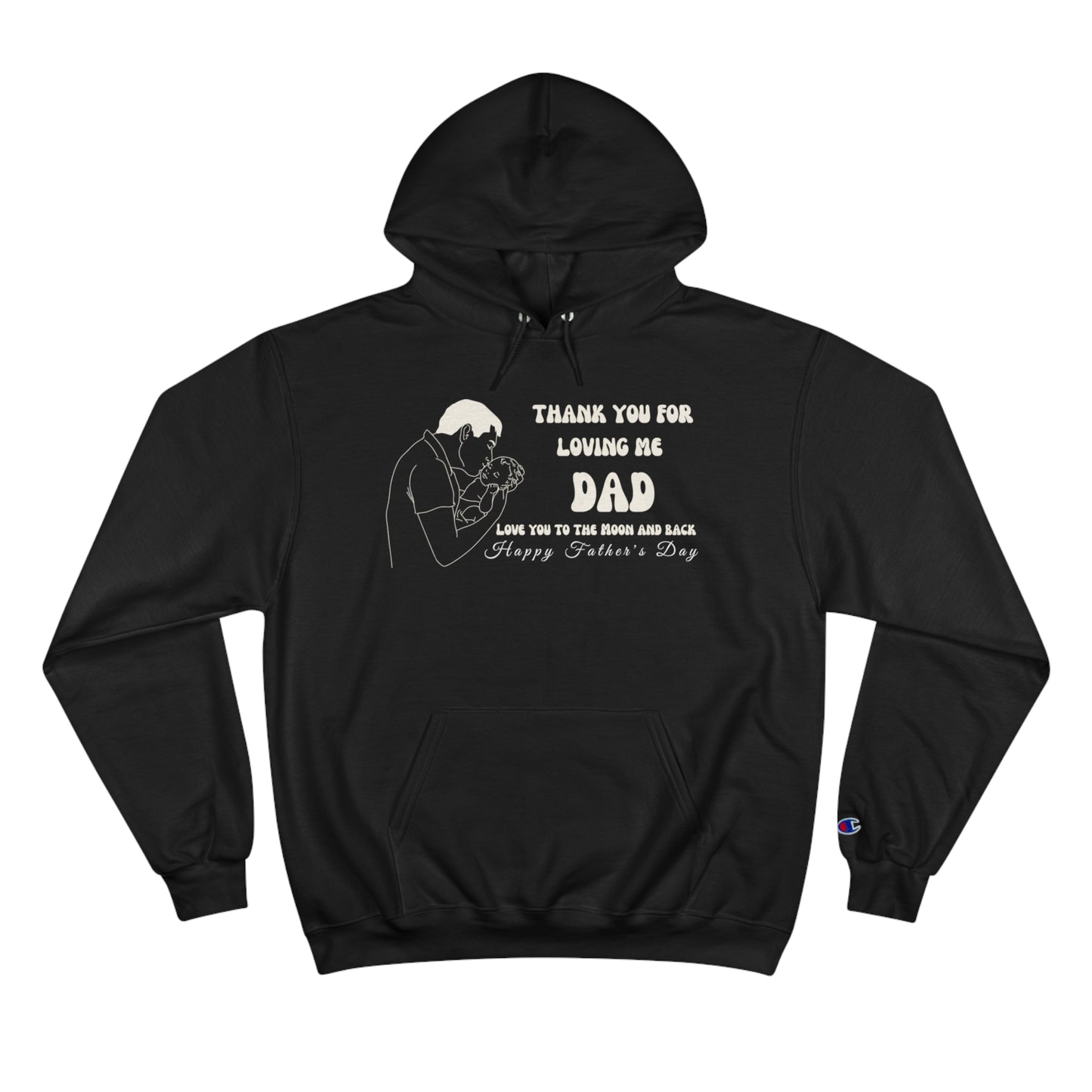 Exotic Print Father's Day Champion Hoodie