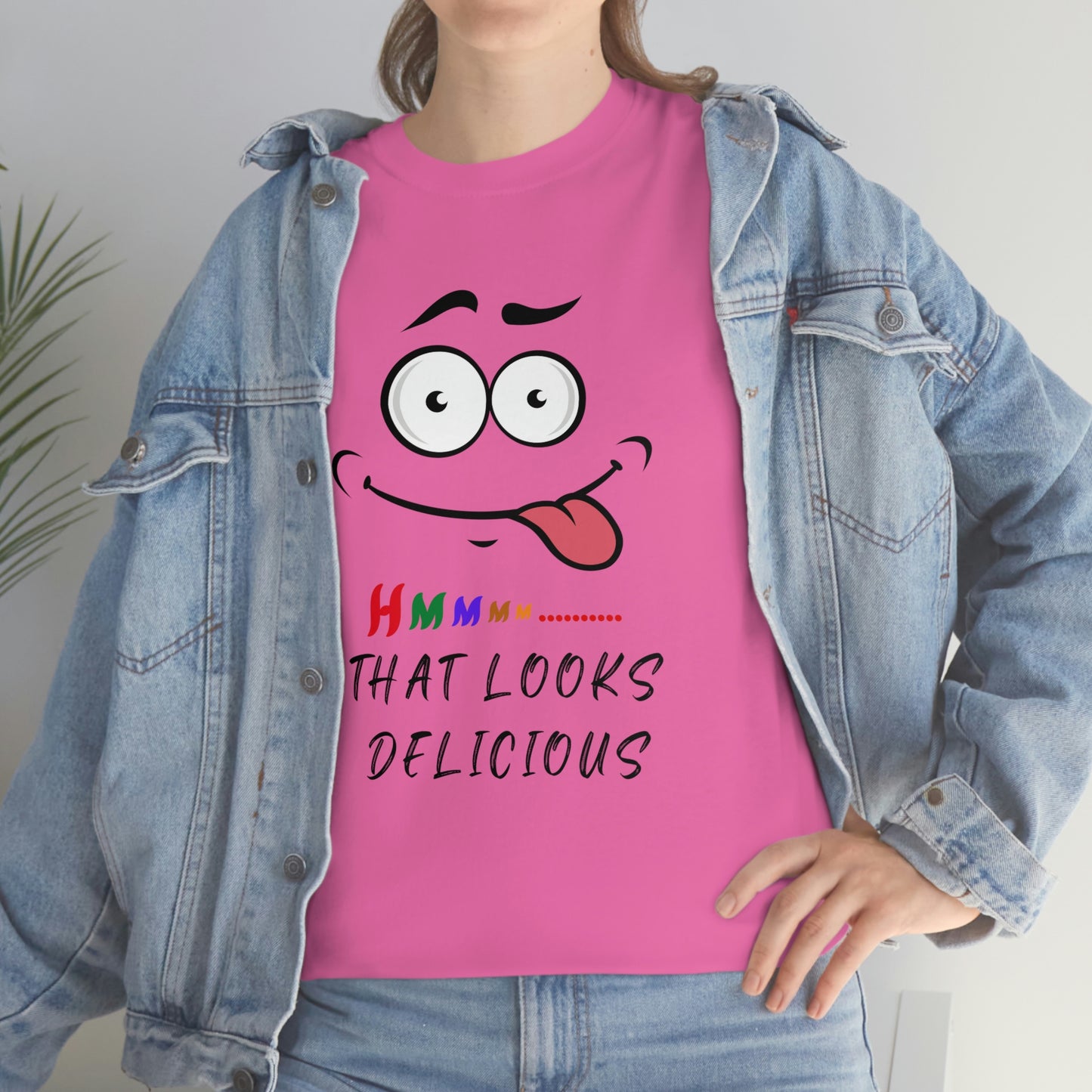 Hmmm, Funny, Unisex Heavy Cotton Tee