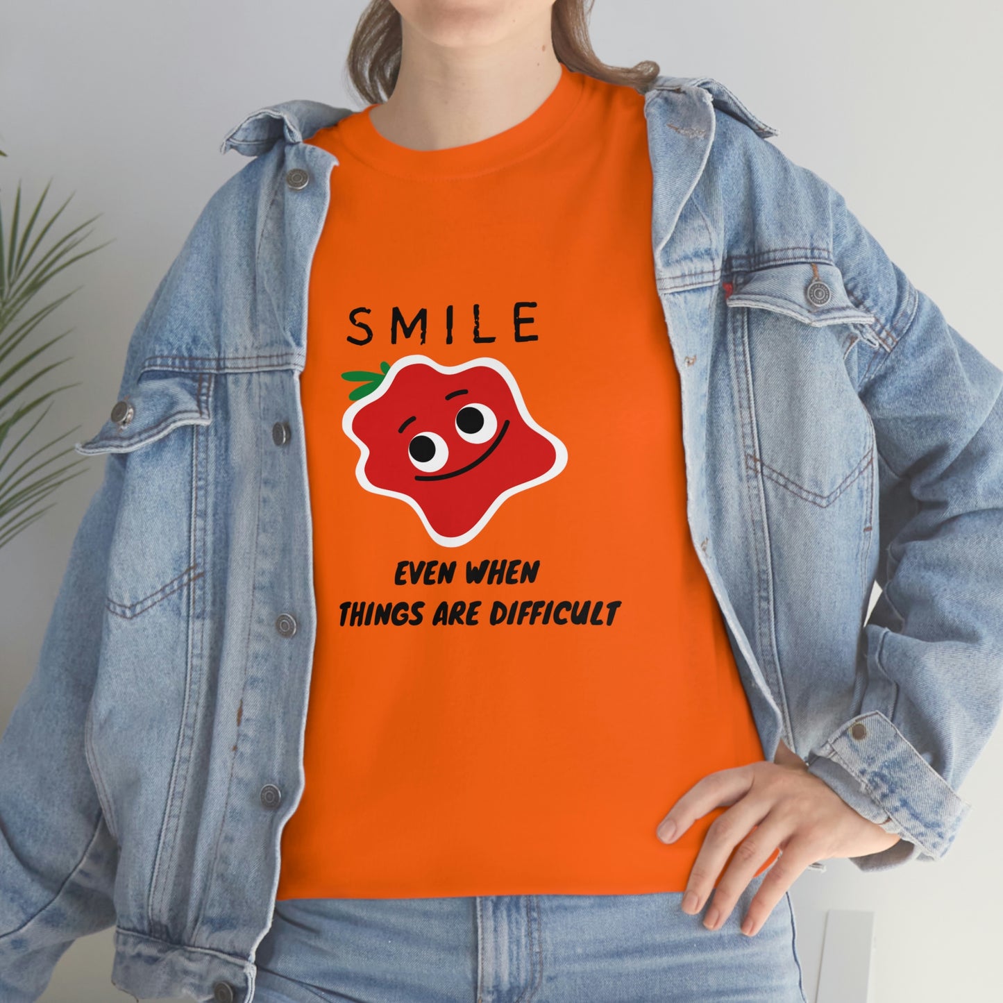 Smile Unisex Heavy Cotton Tee