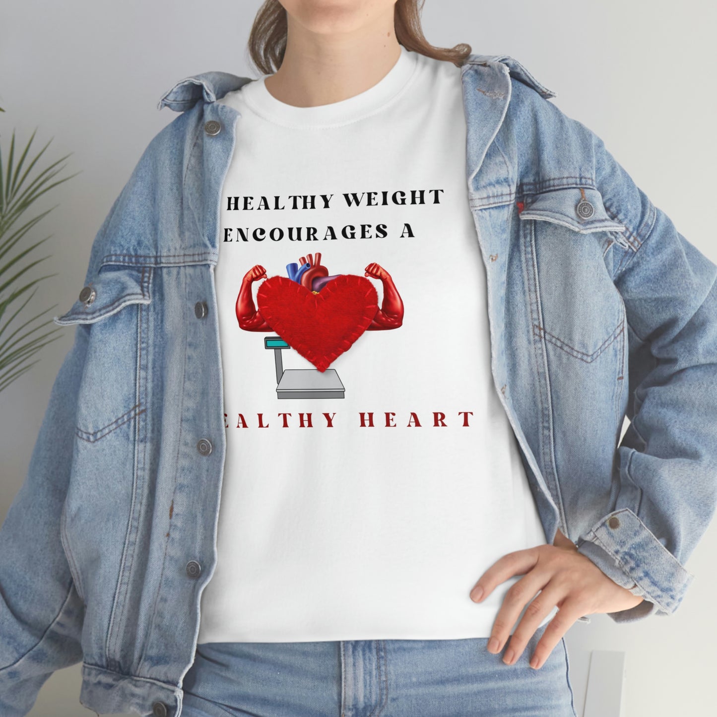 Healthy Weight Healthy Heart Unisex Heavy Cotton Tee