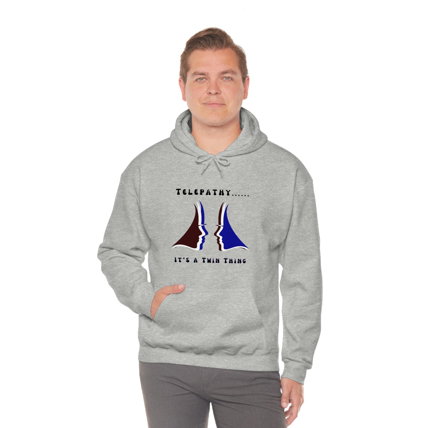 Twin, Unisex Heavy Blend™ Hooded Sweatshirt