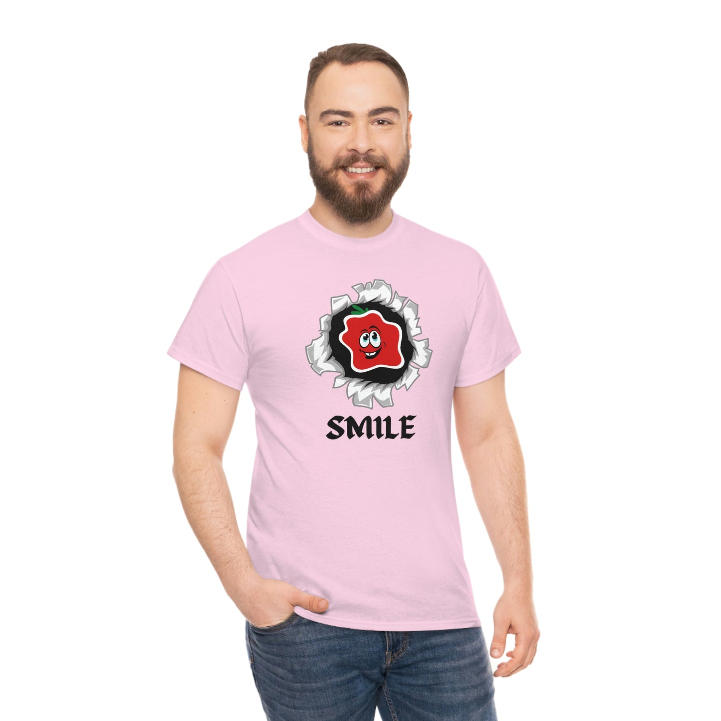 Smile Unisex Heavy Cotton Tee