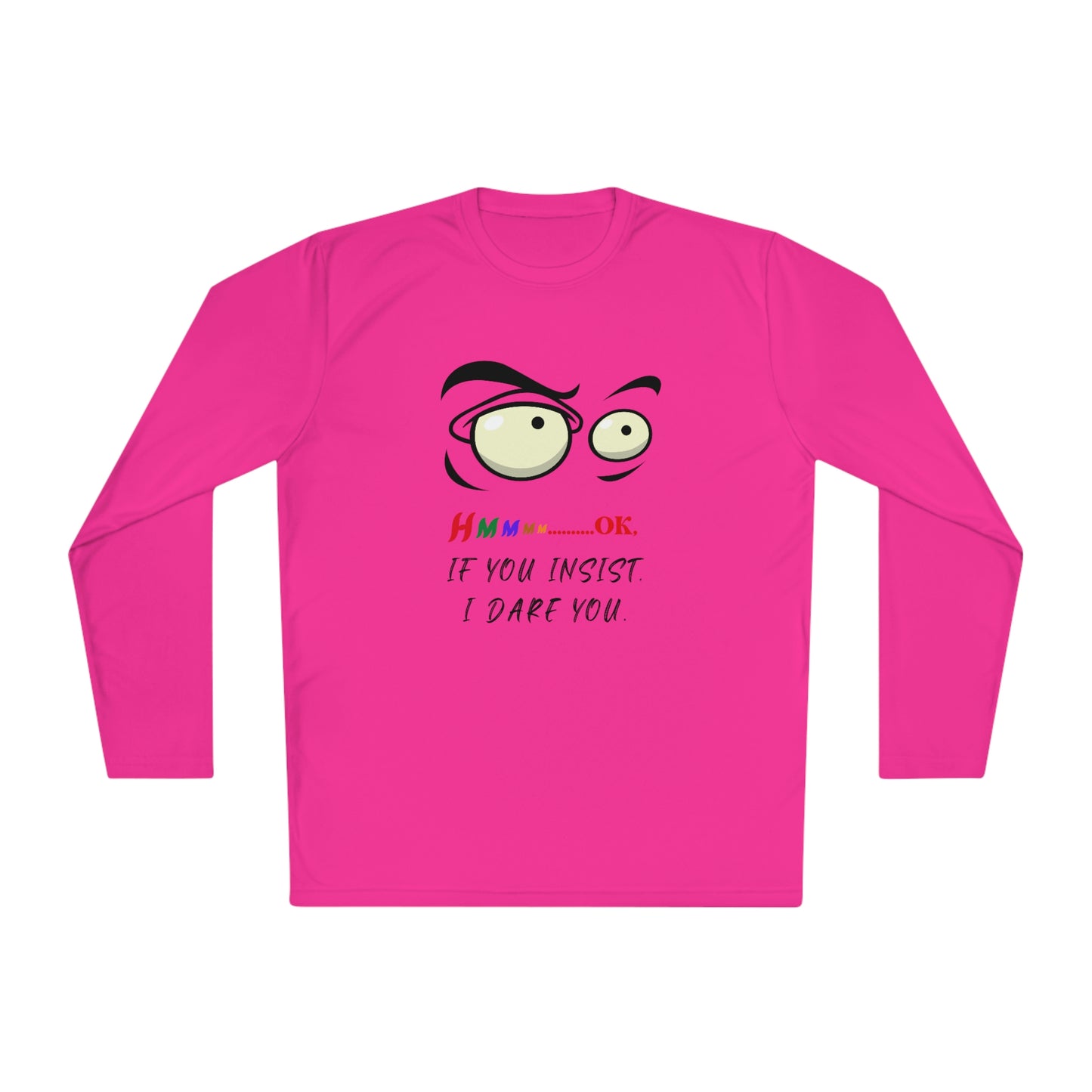 Hmmm, Unisex Lightweight Long Sleeve Tee