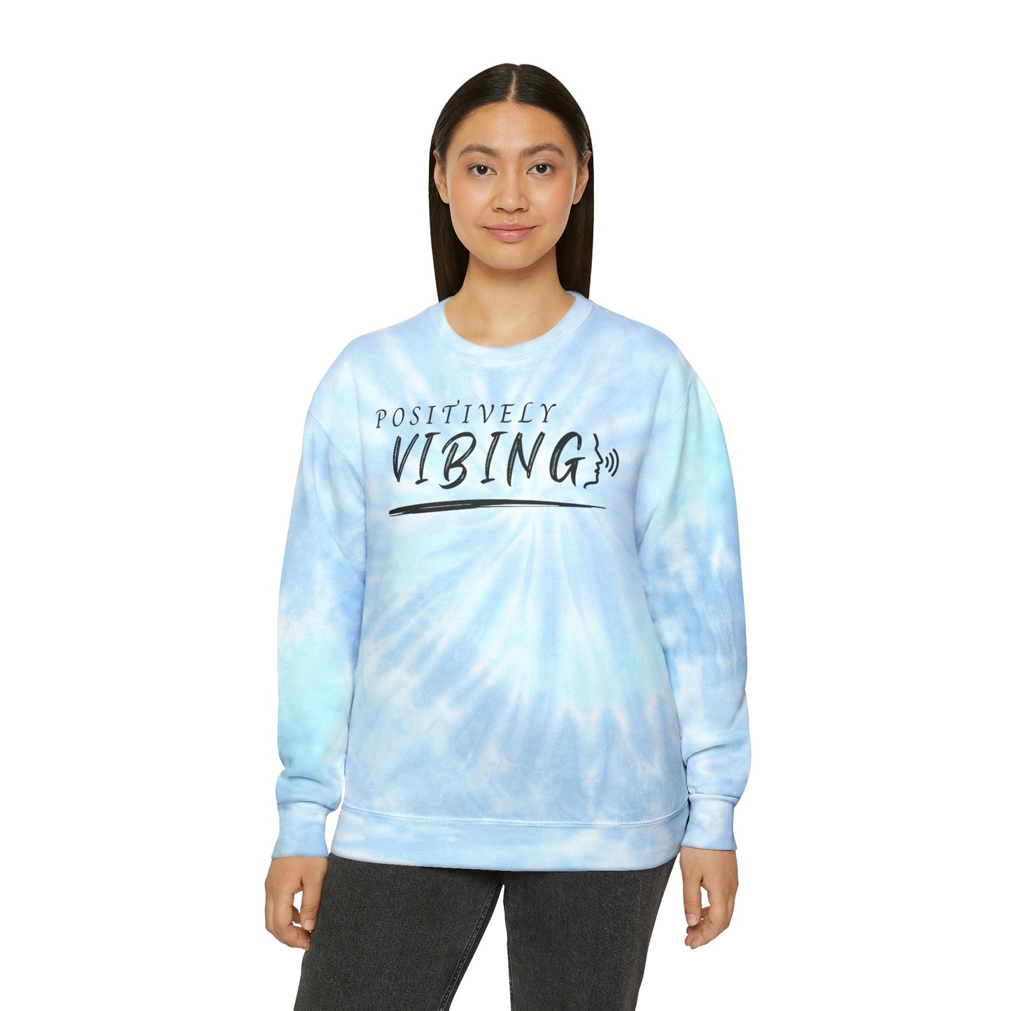 Vibe, Unisex Tie-Dye Sweatshirt