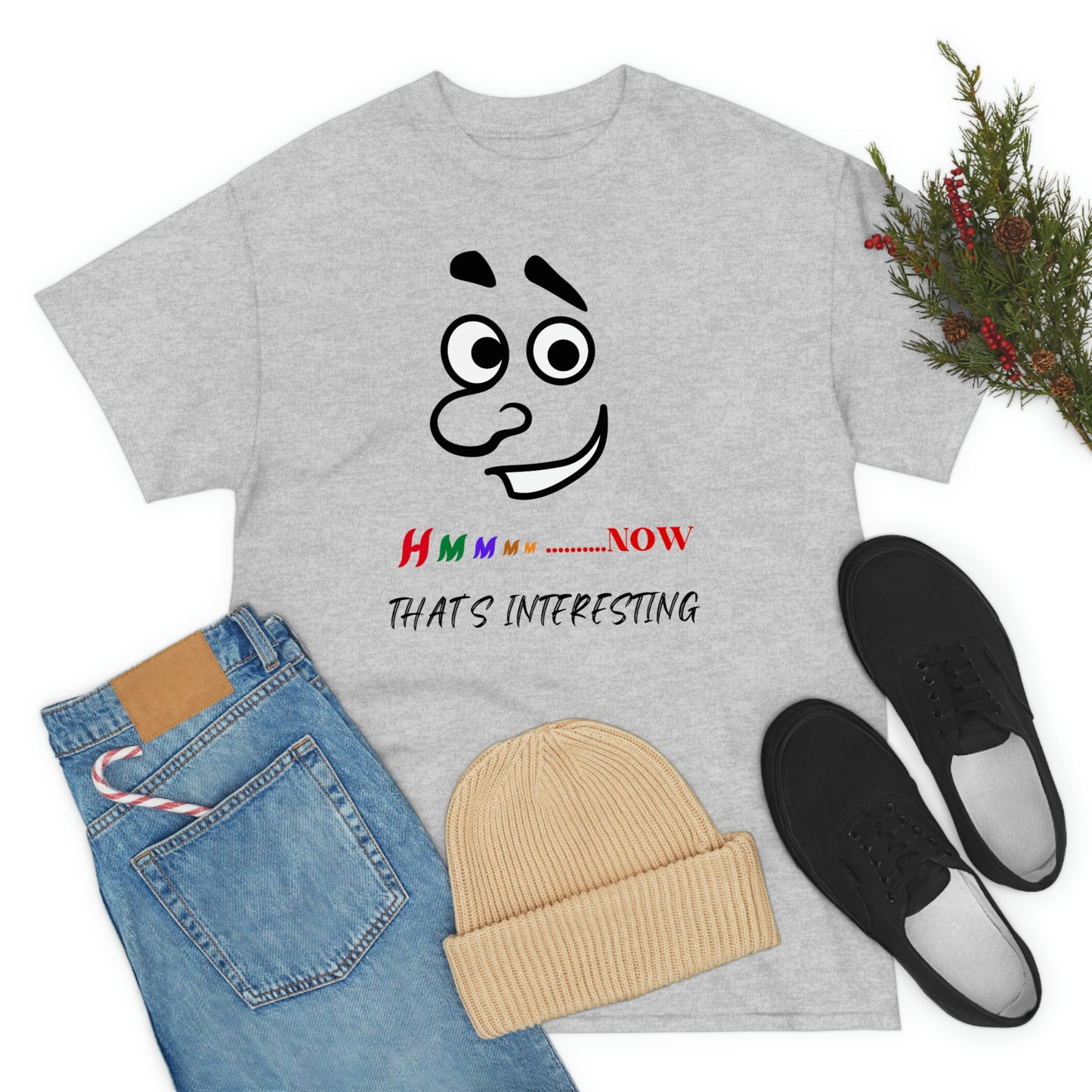 Hmmm... Now That's Interesting Unisex Heavy Cotton Tee