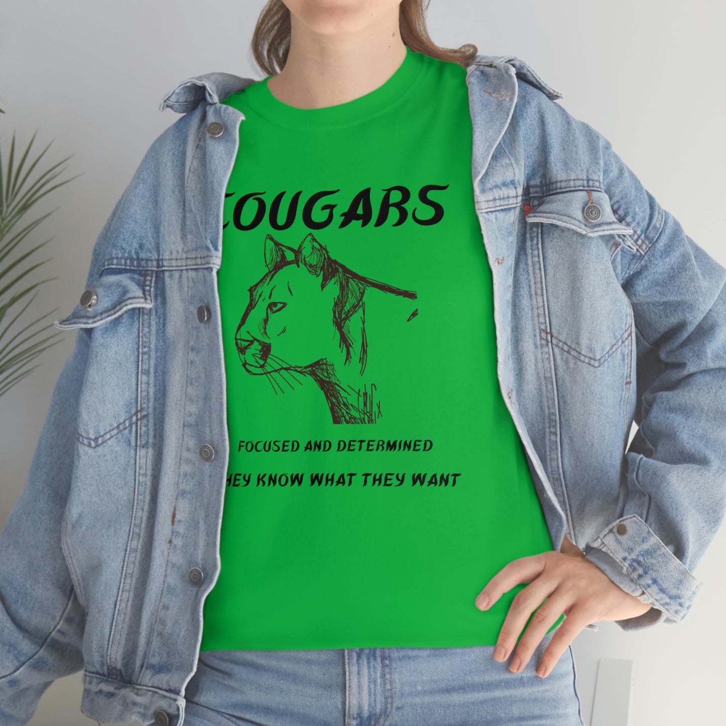 Cougars Unisex Heavy Cotton Tee