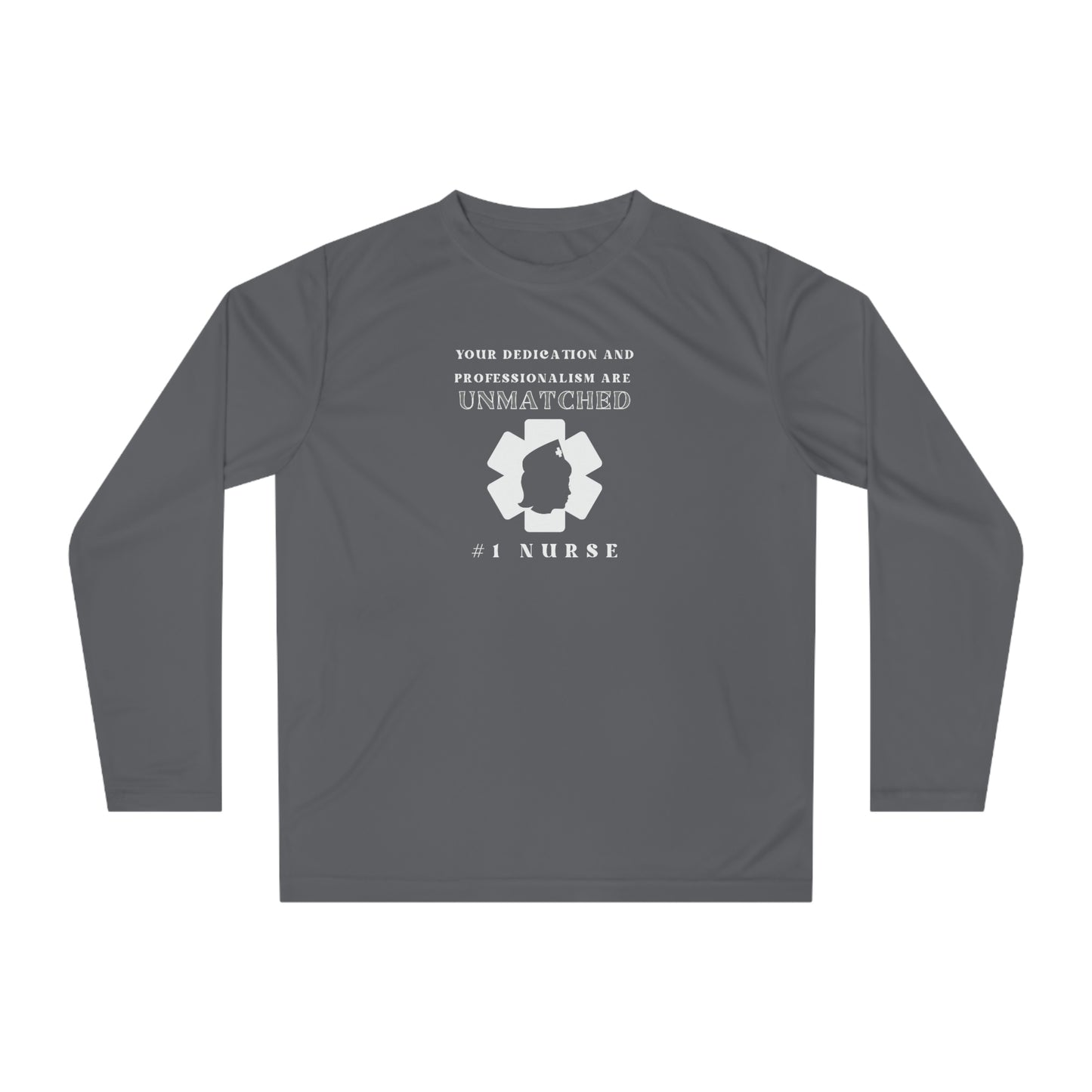 Medical, EKG, Unisex Performance Long Sleeve Shirt